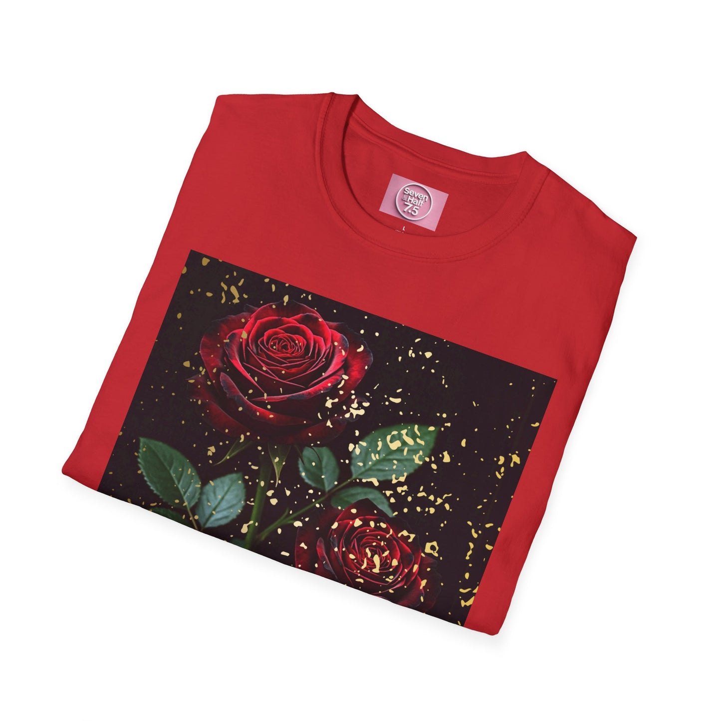 Elegant Rose Graphic T-Shirt - Inspirational Quote Design