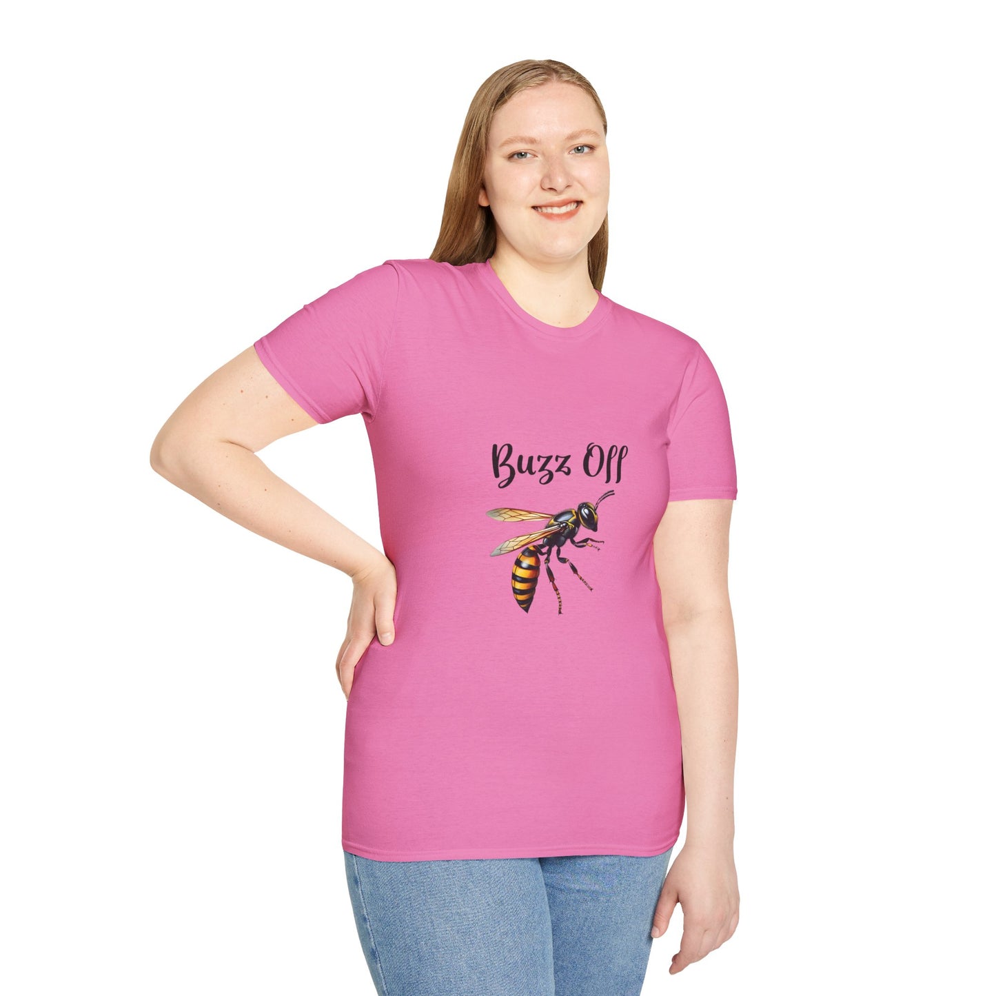 Buzz Off Bee Unisex Softstyle T-Shirt