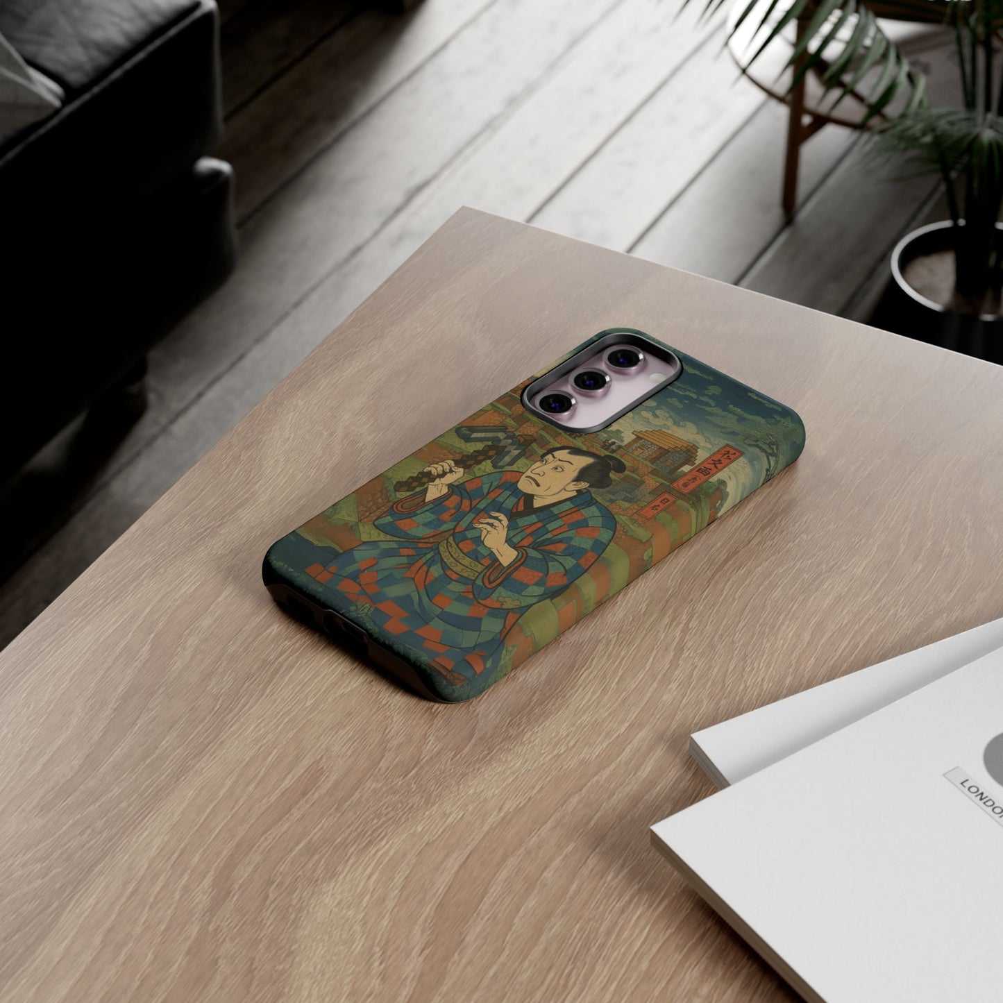 Tough Cases - Japanese Art Phone Case with Warrior Design