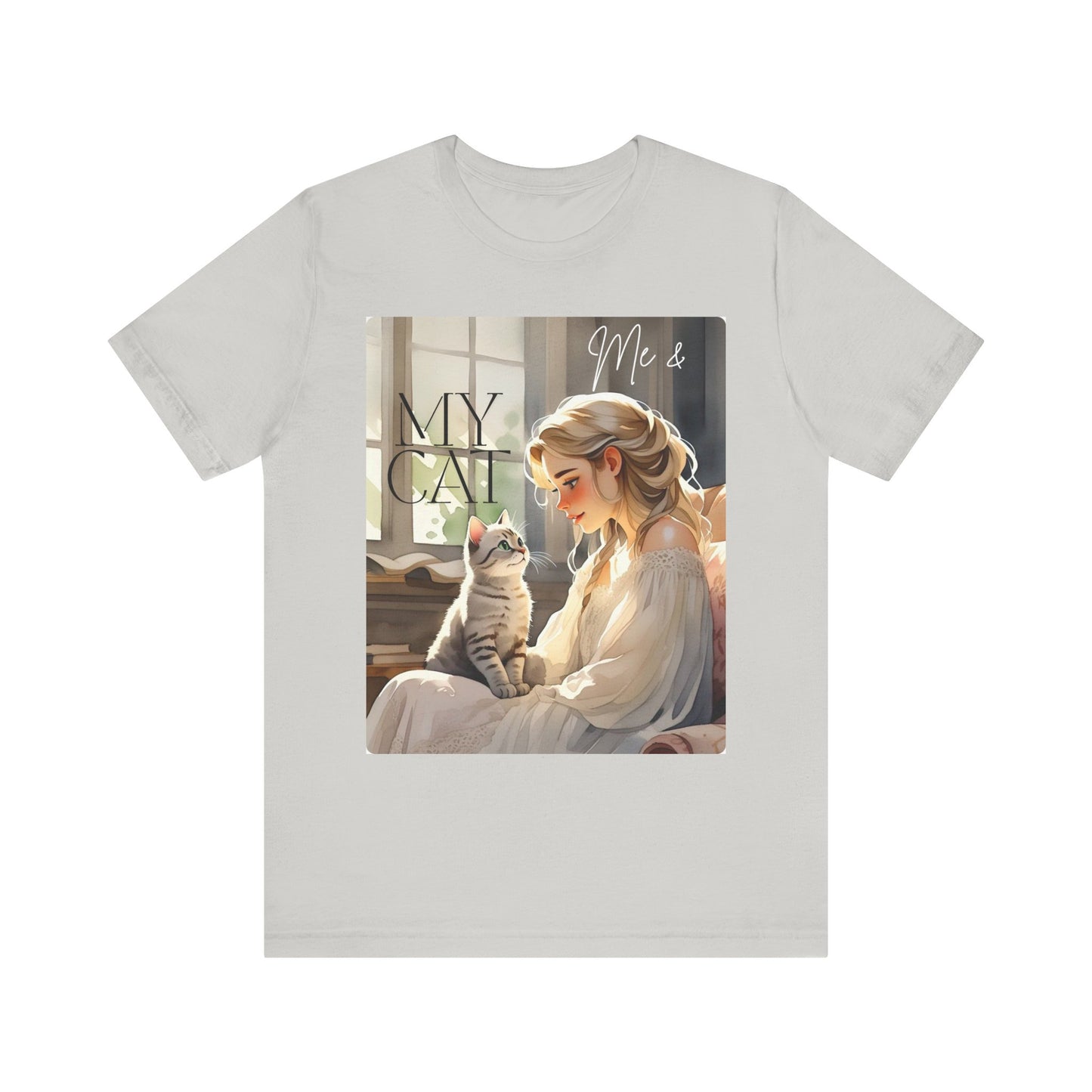 My Cat & Me Unisex Short Sleeve Tee - Cozy Cat Lover Shirt