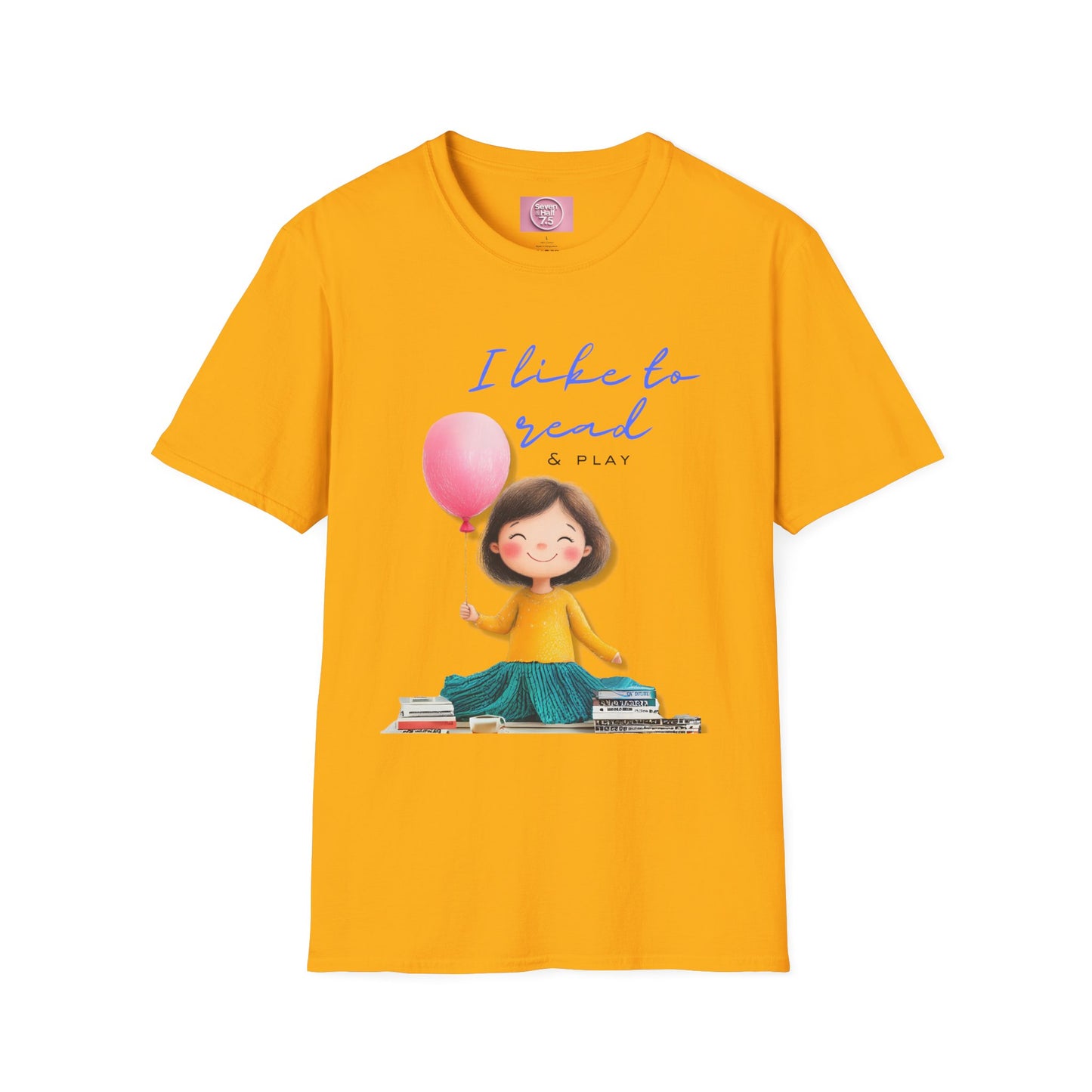 Women's Fun T-Shirt - "I Like to Read & Play"