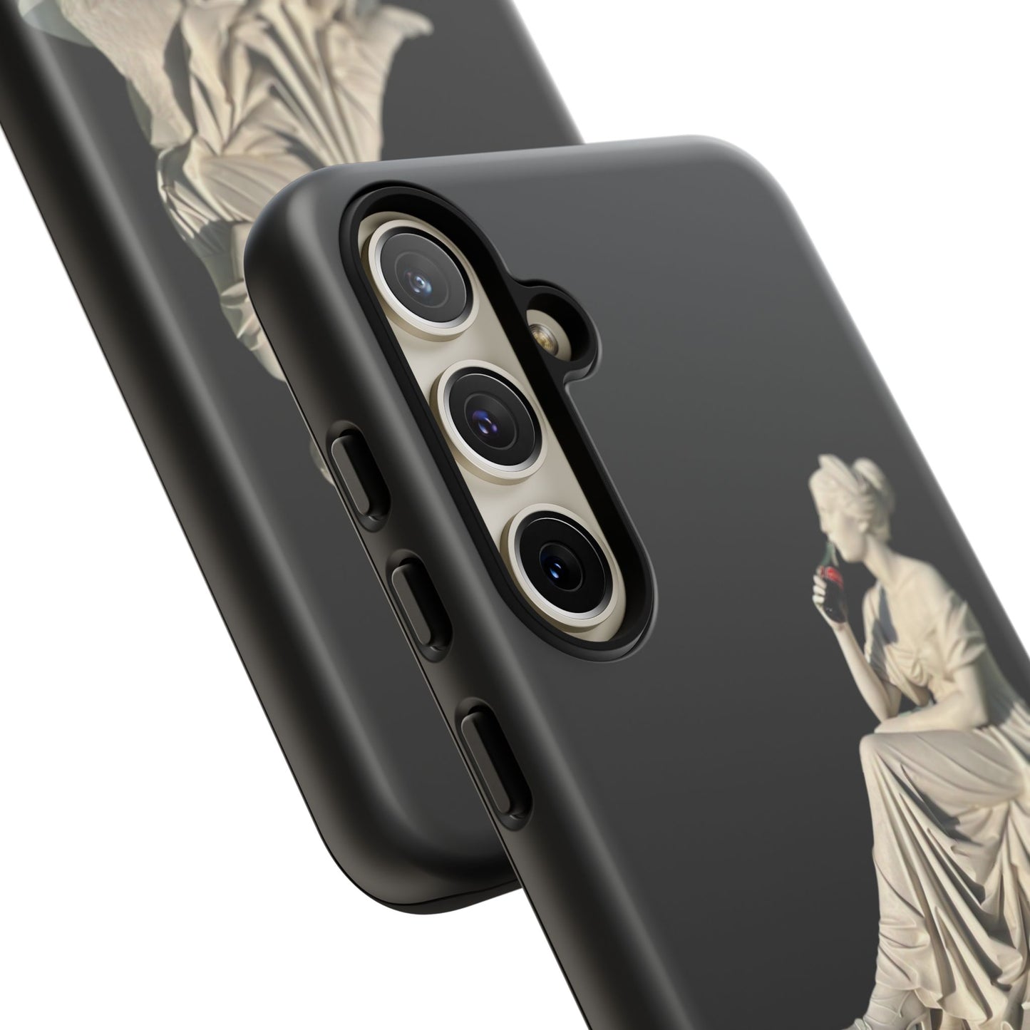 Elegant Phone Case - Stylish Tough Case with Sculpture Design
