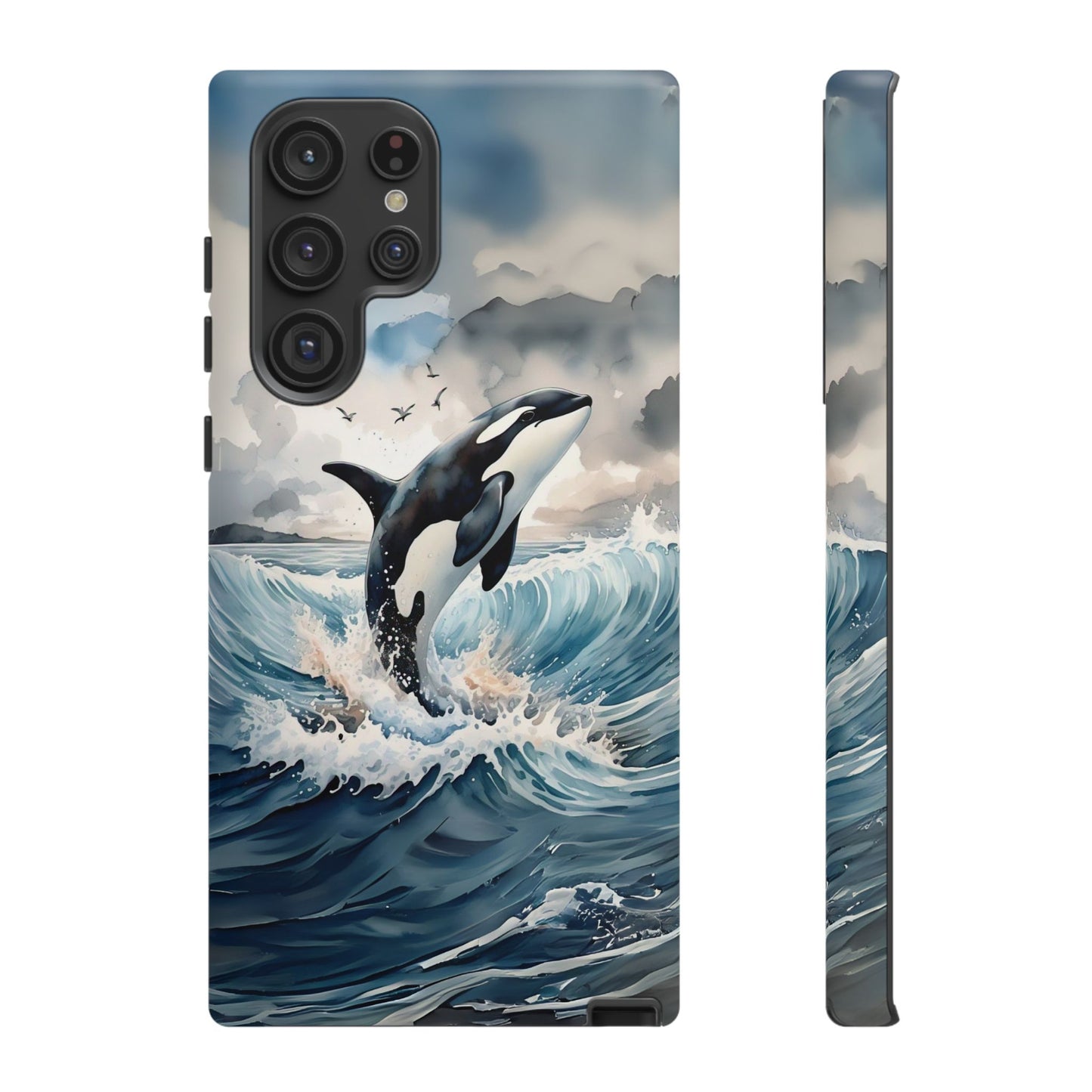 Whale Splash Phone Case - Tough & Stylish Ocean Design