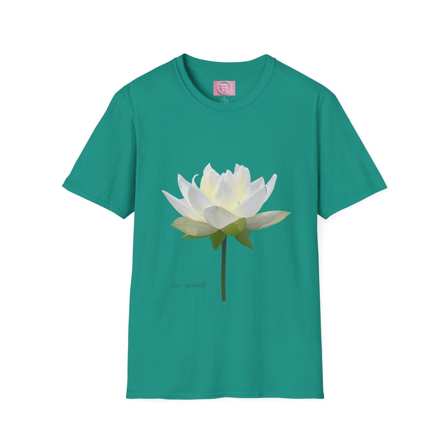 Love Yourself Lotus Flower T-Shirt - Unisex Softstyle Tee