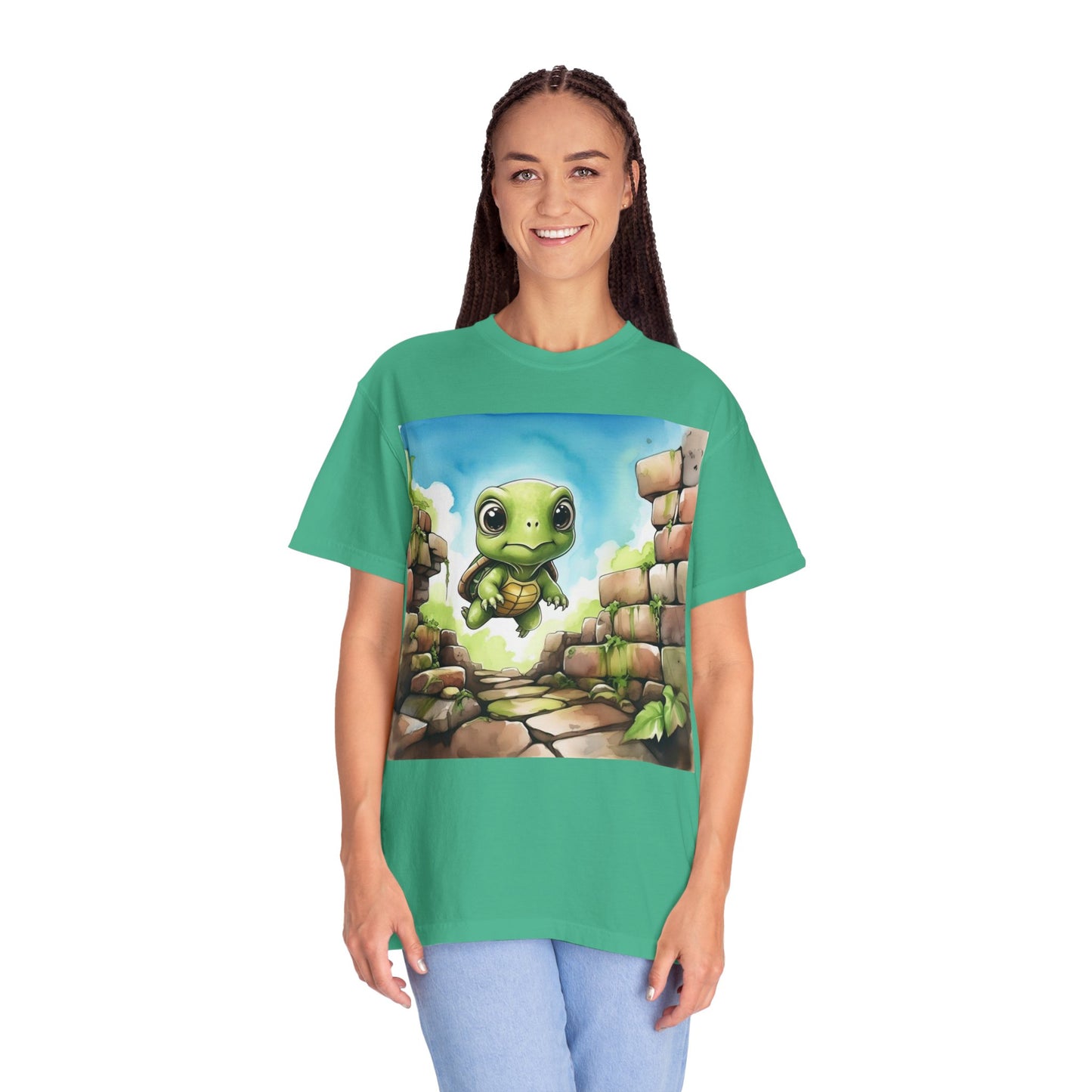 Adventurous Turtle Graphic Unisex T-Shirt