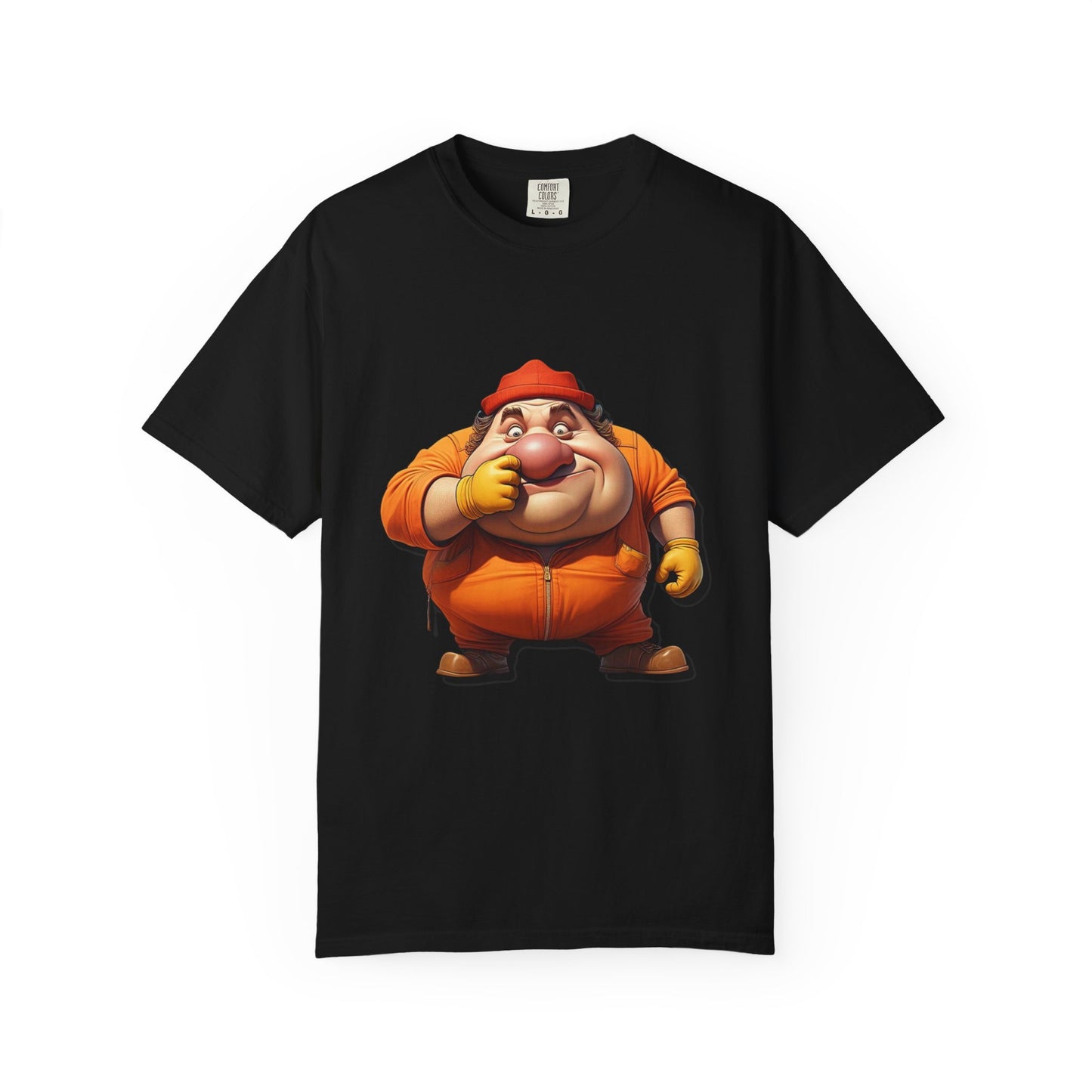 Fun Cartoon Character Unisex Garment-Dyed T-Shirt