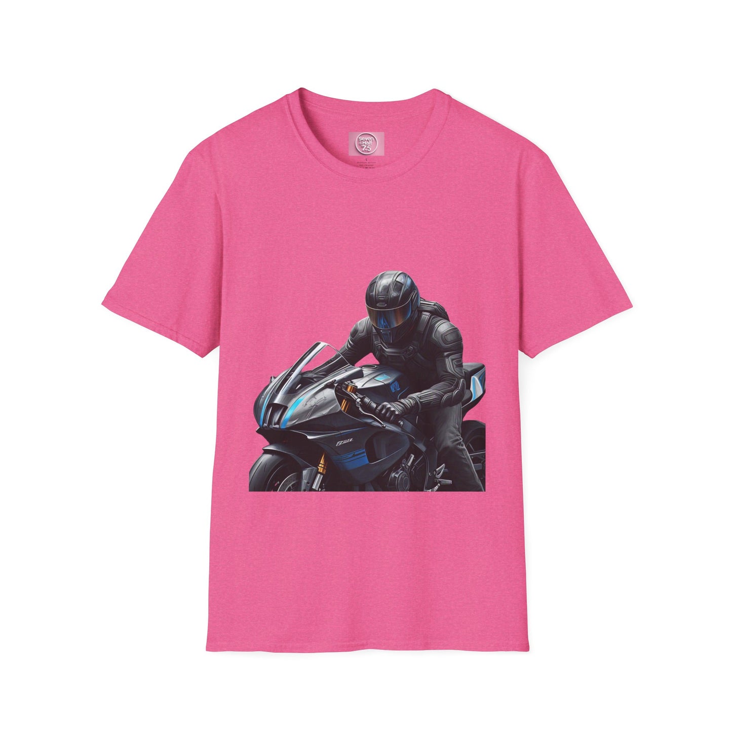 Motorcycle Rider Tee - Unisex Softstyle T-Shirt