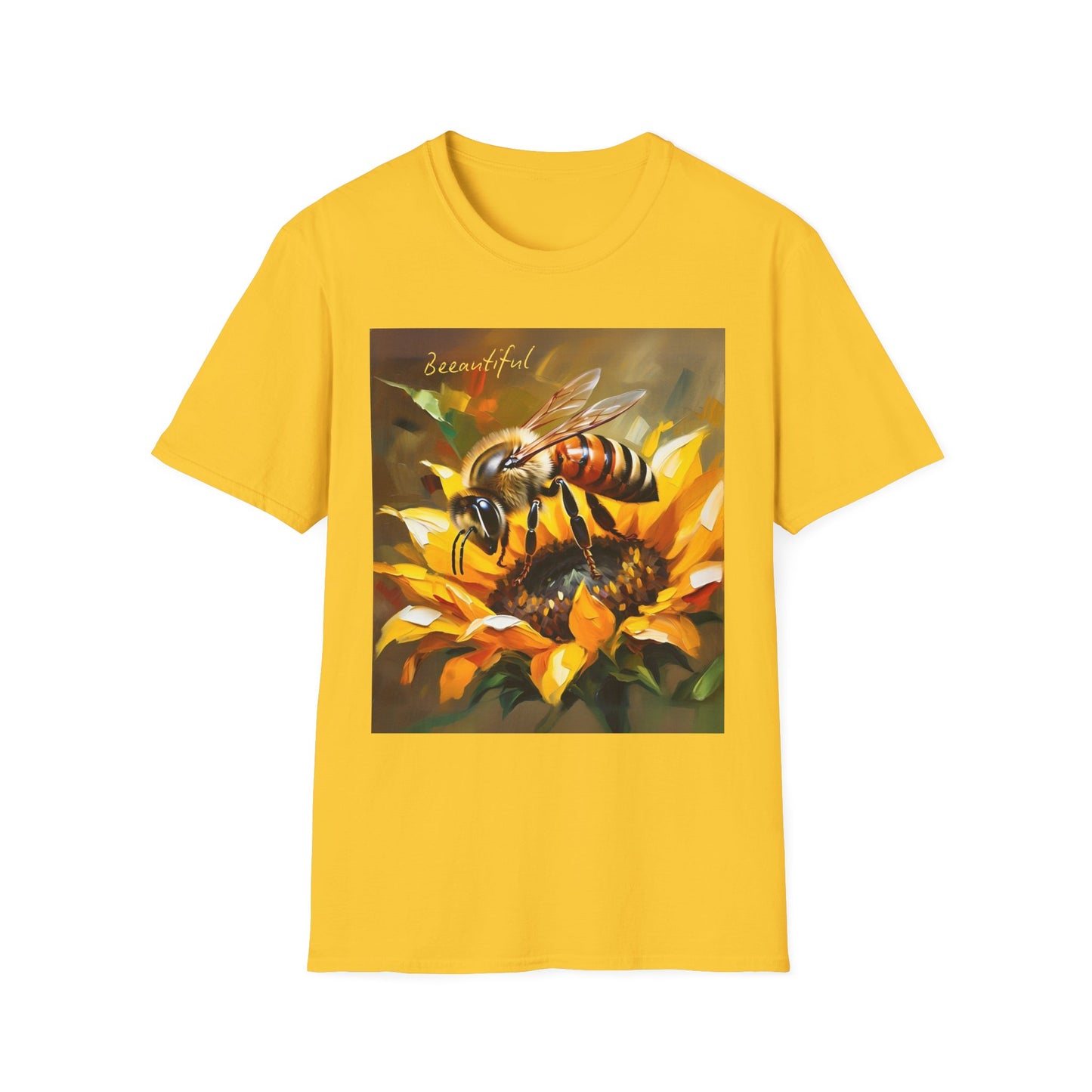 Bee-autiful Unisex Softstyle T-Shirt | Nature Lover's Gift | Perfect for Spring & Summer