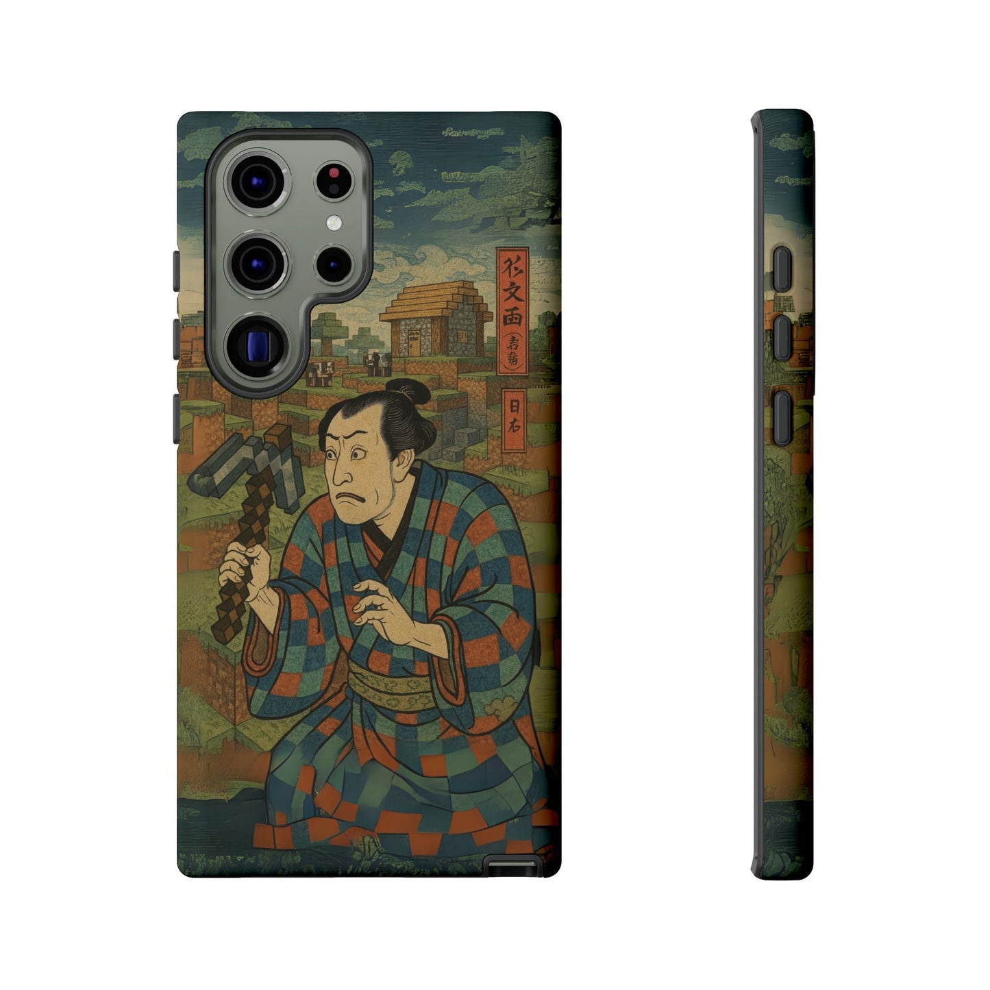 Tough Cases - Japanese Art Phone Case with Warrior Design