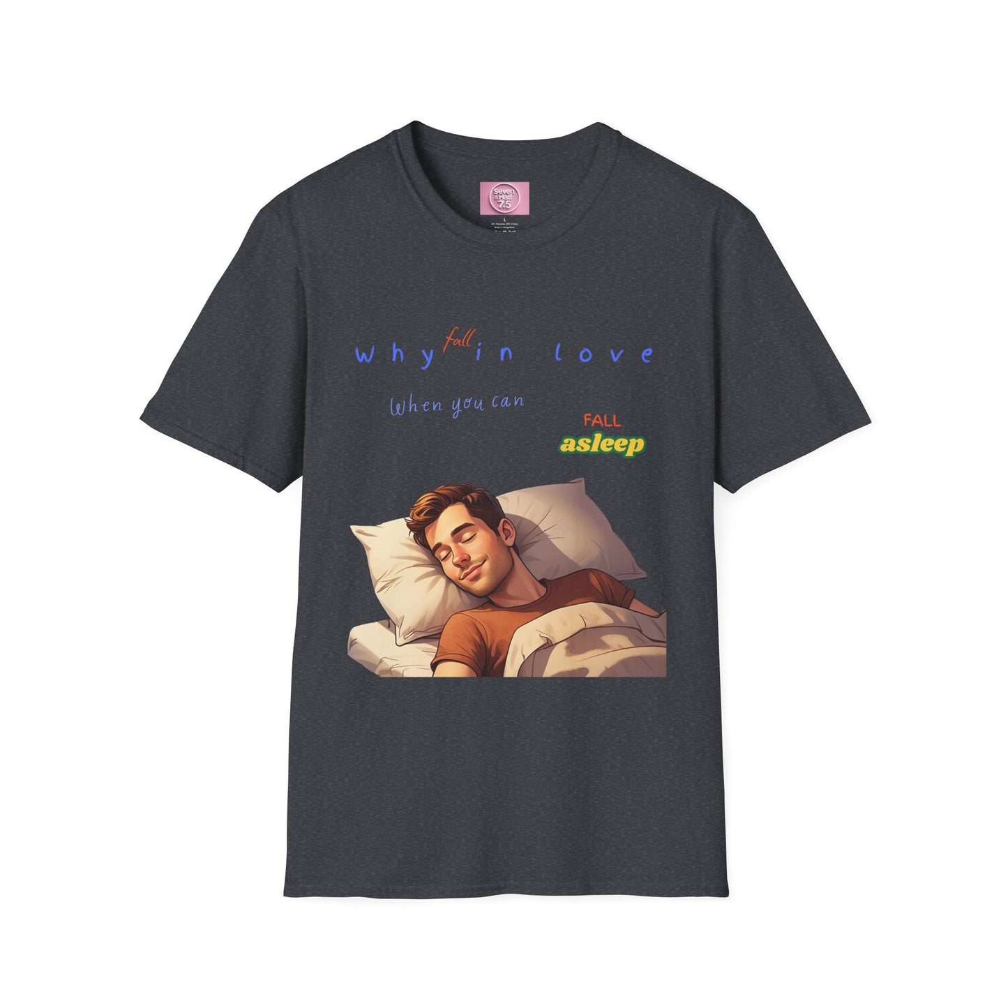 Fall Asleep Softstyle T-Shirt | Cozy Sleep Vibes | Perfect Gift for Sleep Lovers