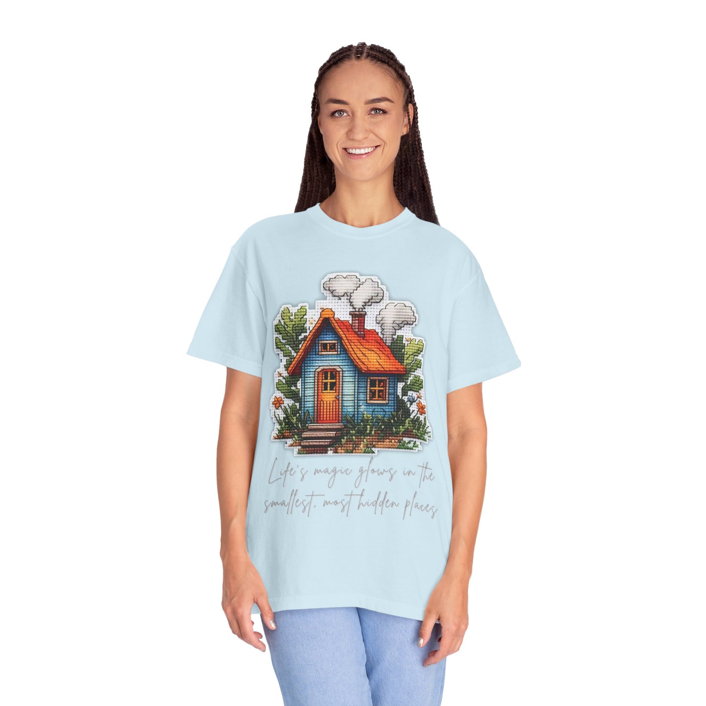 Magical Cottage T-Shirt - Garment-Dyed Unisex Tee