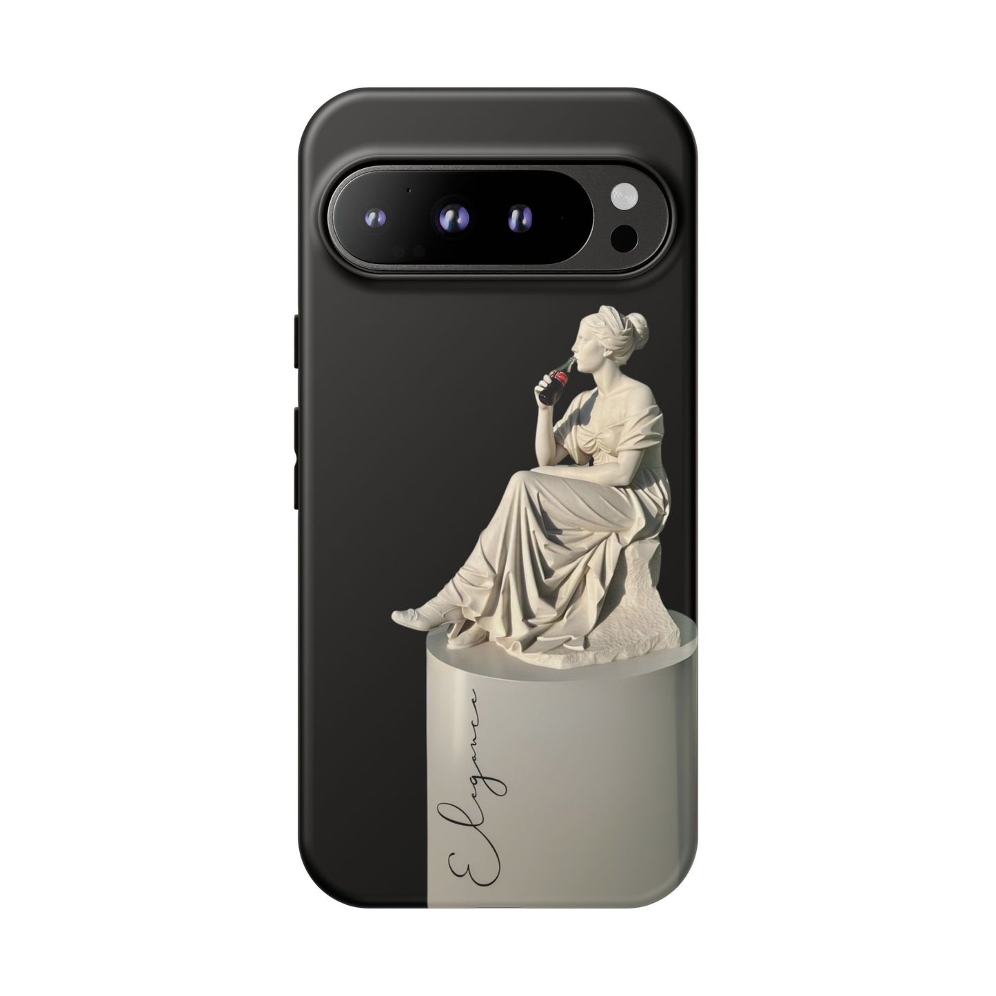 Elegant Phone Case - Stylish Tough Case with Sculpture Design