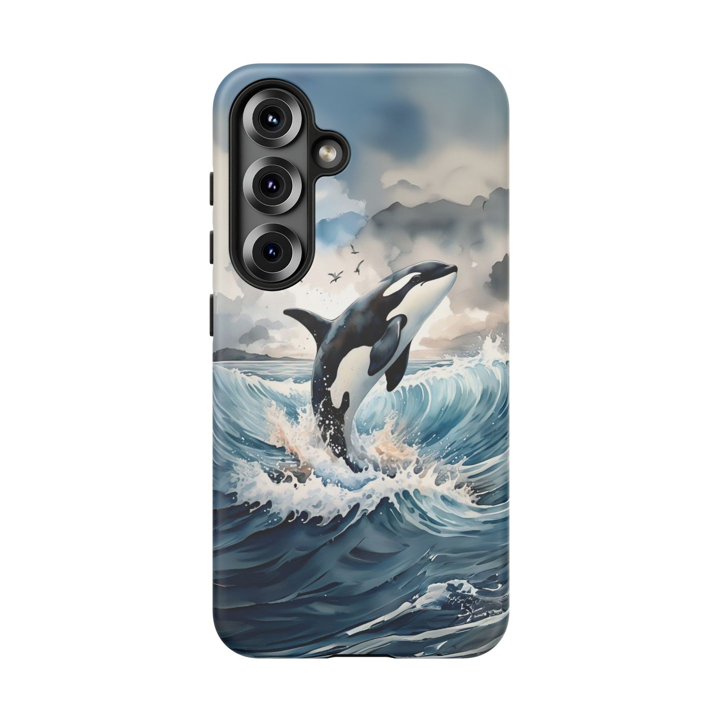 Whale Splash Phone Case - Tough & Stylish Ocean Design