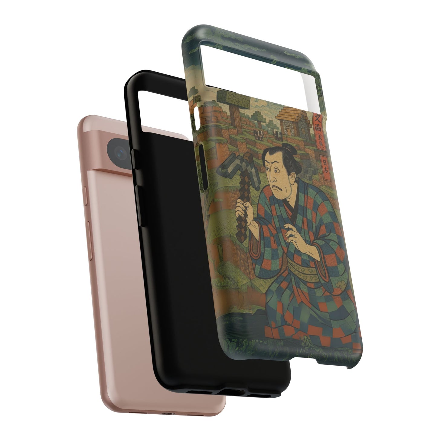 Tough Cases - Japanese Art Phone Case with Warrior Design