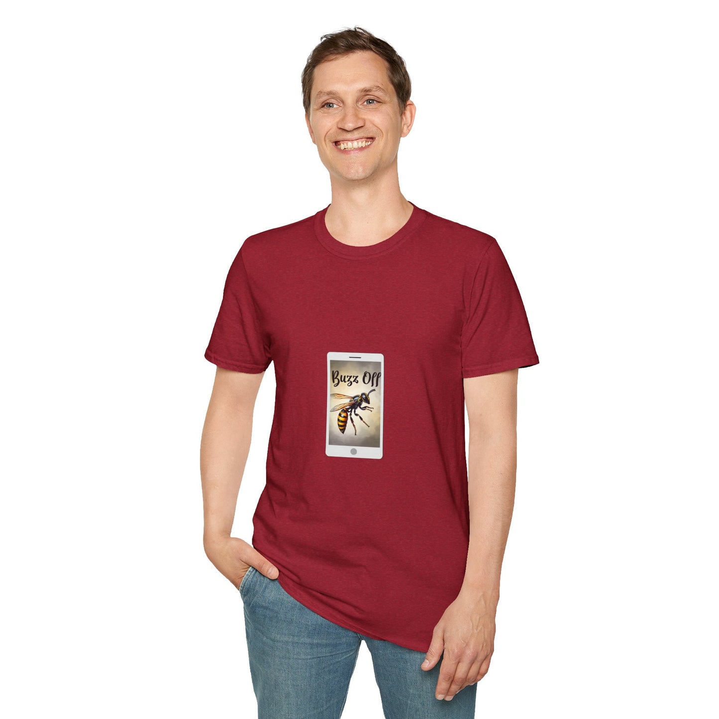 Buzz Off Bee Graphic Unisex T-Shirt - Fun, Casual Wear for Nature Lovers