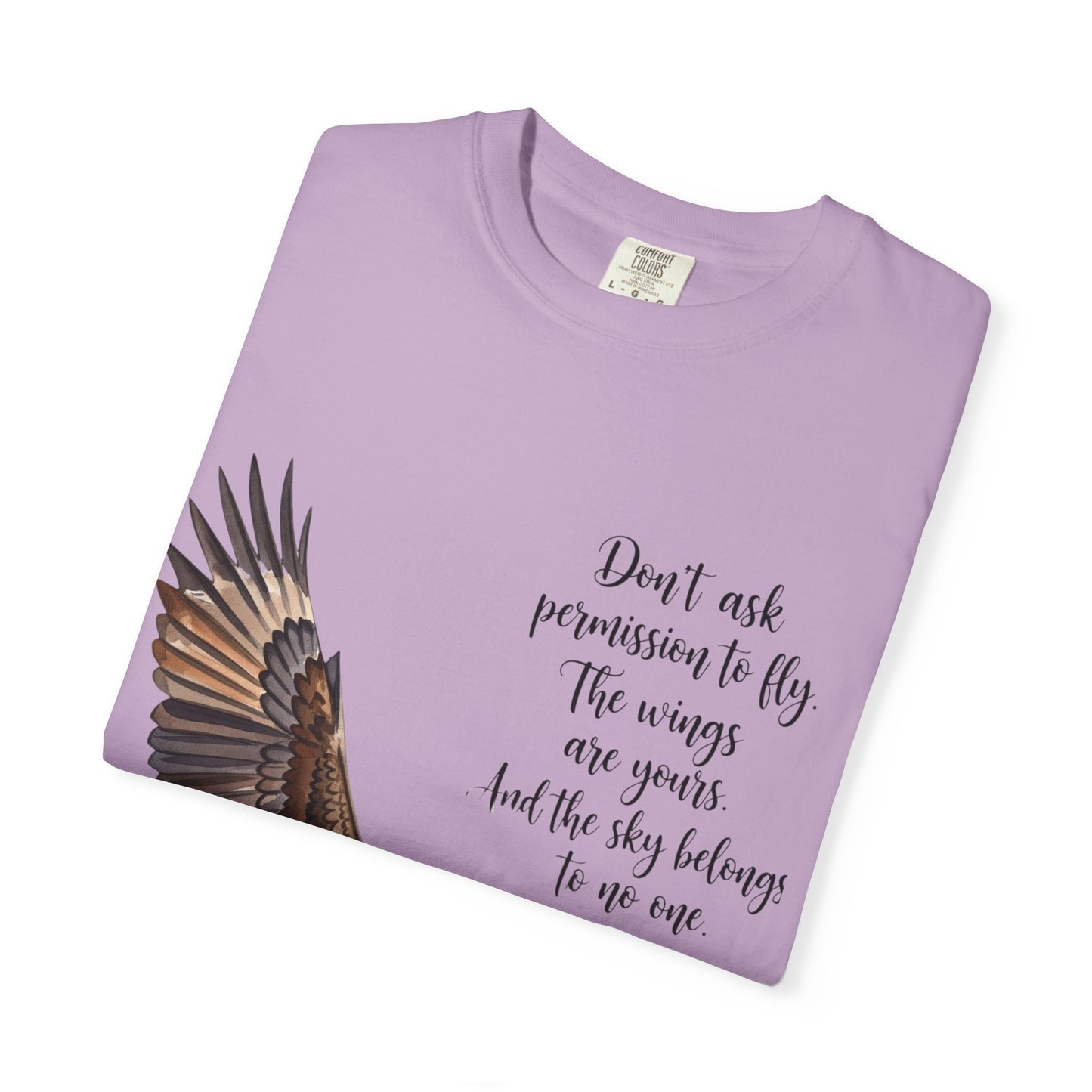 Inspirational Eagle T-Shirt, Motivational Apparel, Gift for Nature Lovers, Unisex Size, Eco-Friendly Fashion, Casual Wear