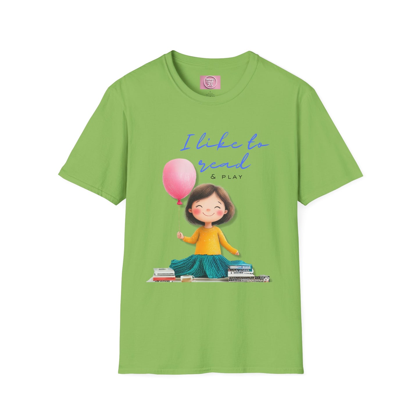 Women's Fun T-Shirt - "I Like to Read & Play"