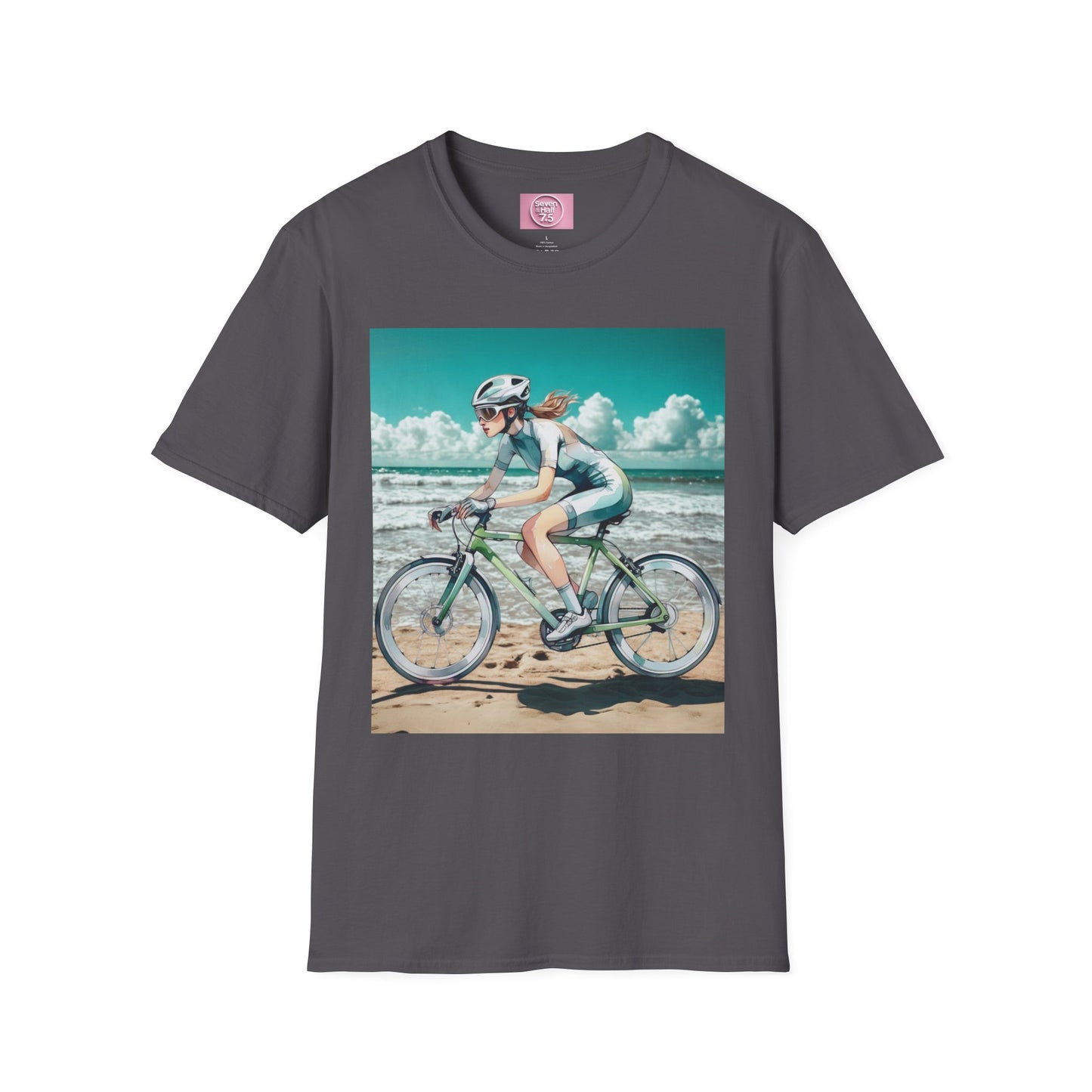 Beach Bike Ride Unisex Softstyle T-Shirt