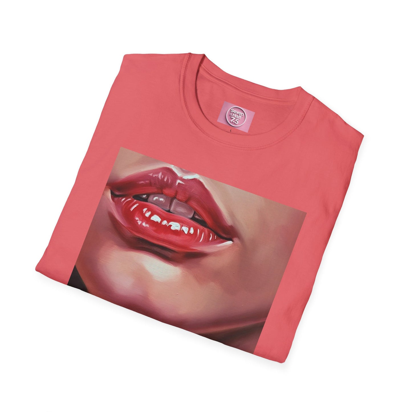 Fire Lips Women's Softstyle T-Shirt - Bold Art for Confident Expressions