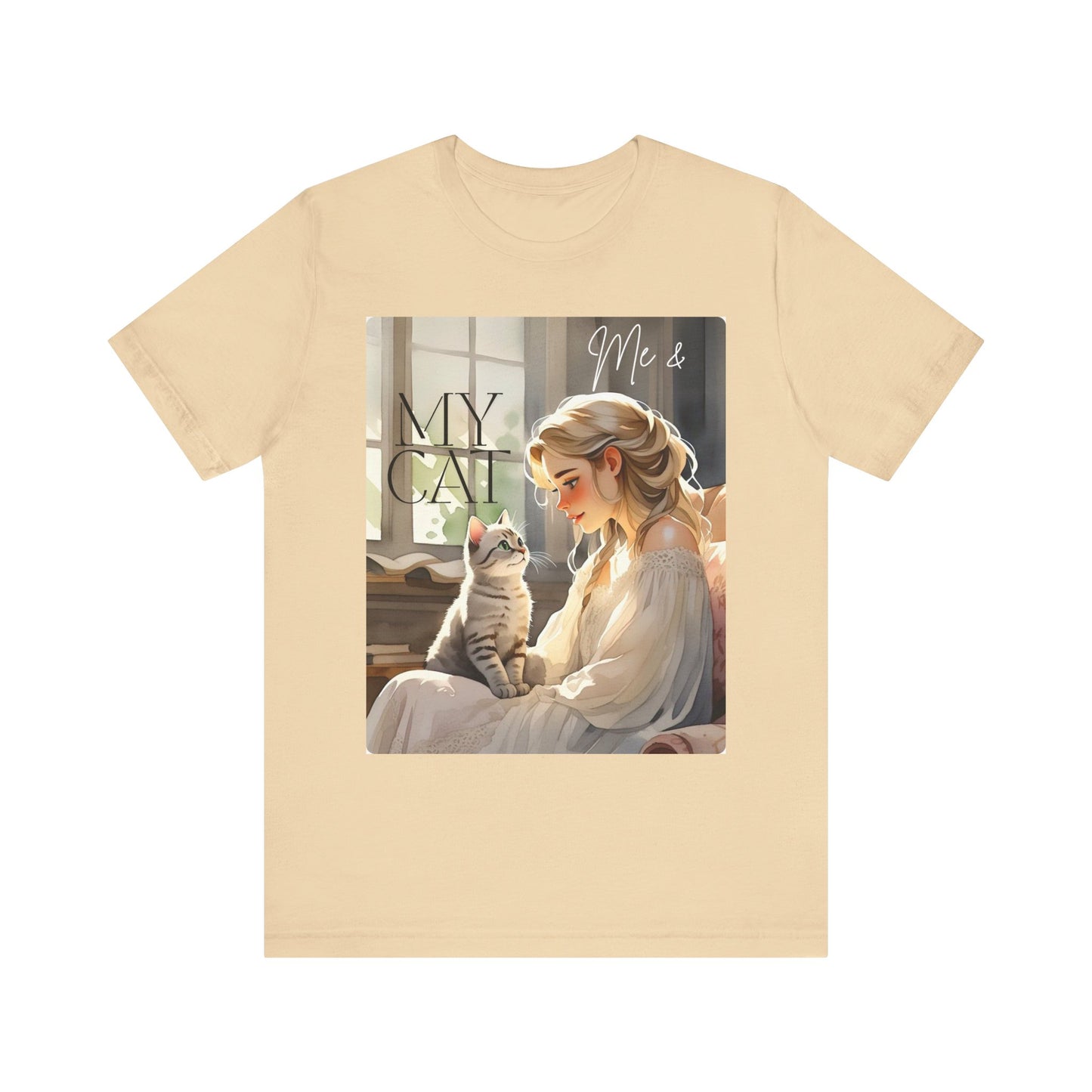 My Cat & Me Unisex Short Sleeve Tee - Cozy Cat Lover Shirt