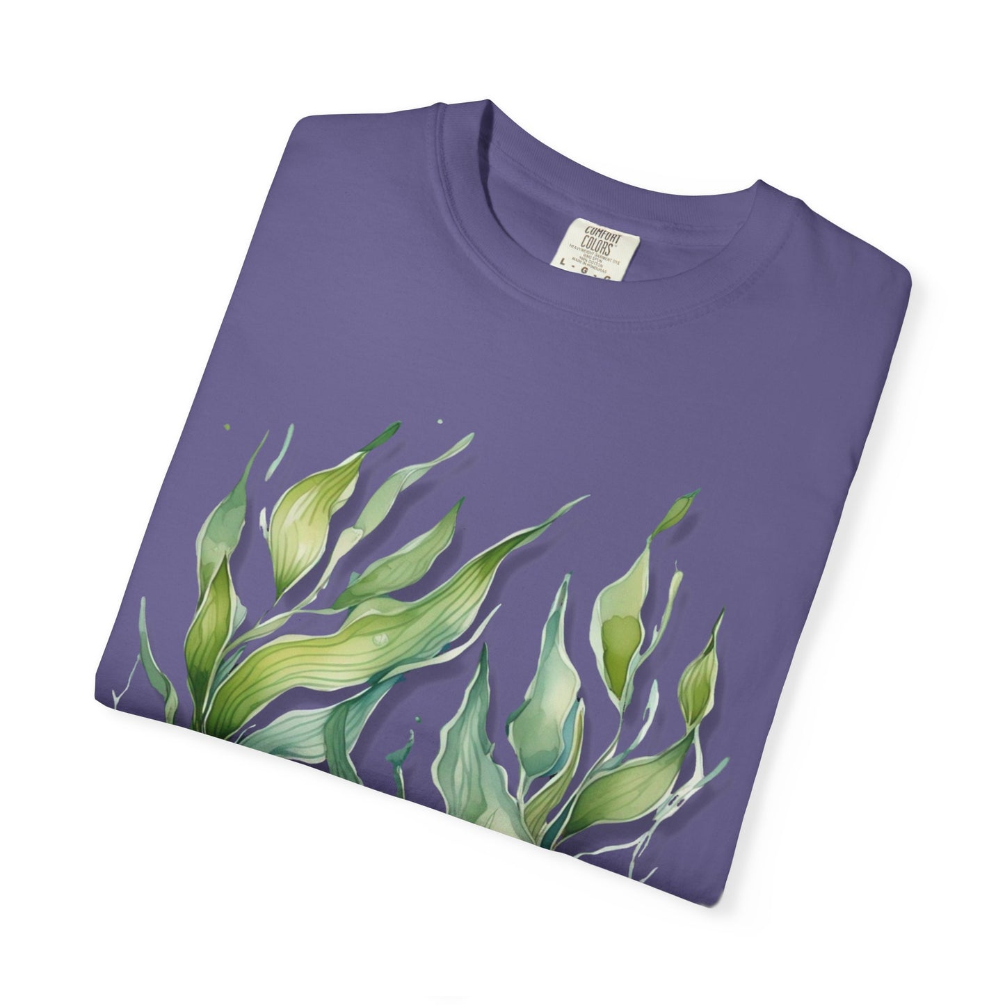Eco-Friendly Seaweed Design T-Shirt for Nature Lovers