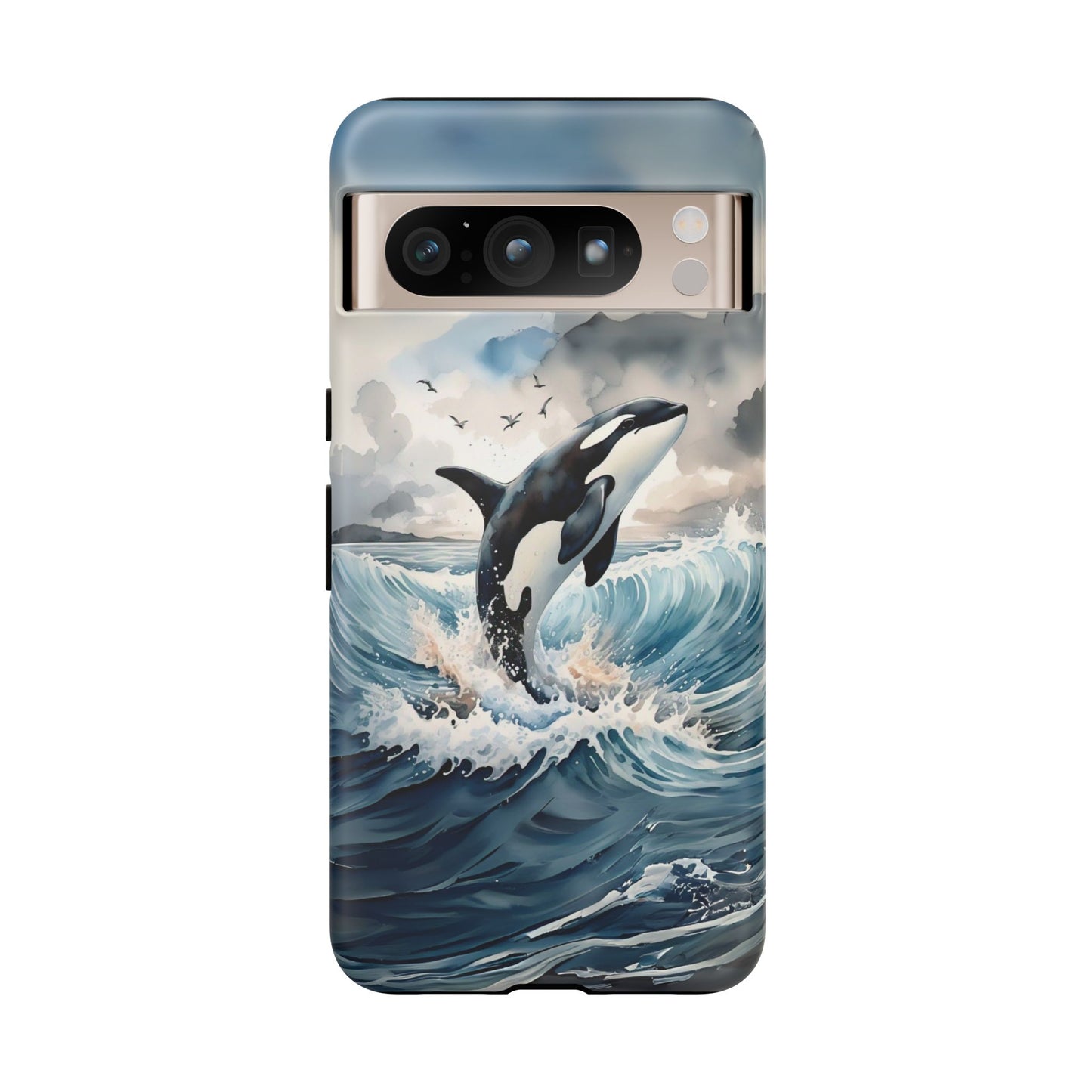Whale Splash Phone Case - Tough & Stylish Ocean Design