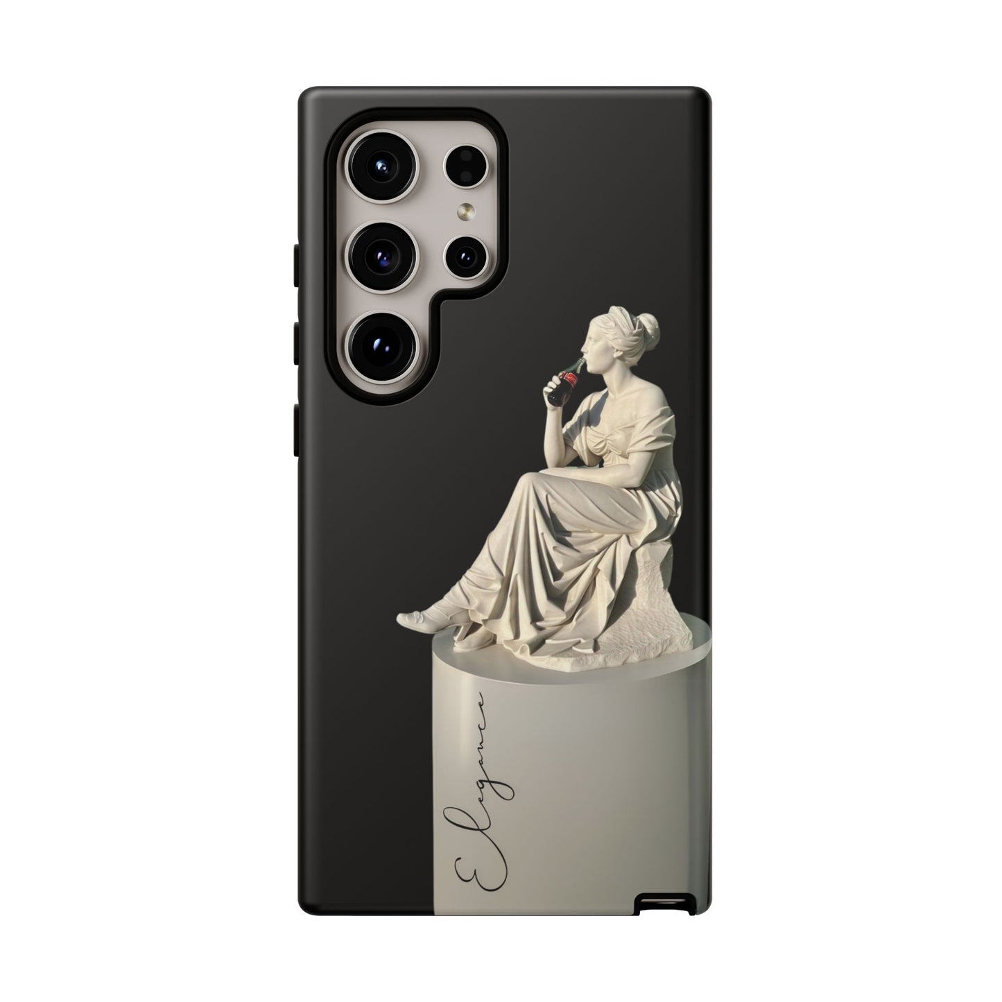 Elegant Phone Case - Stylish Tough Case with Sculpture Design