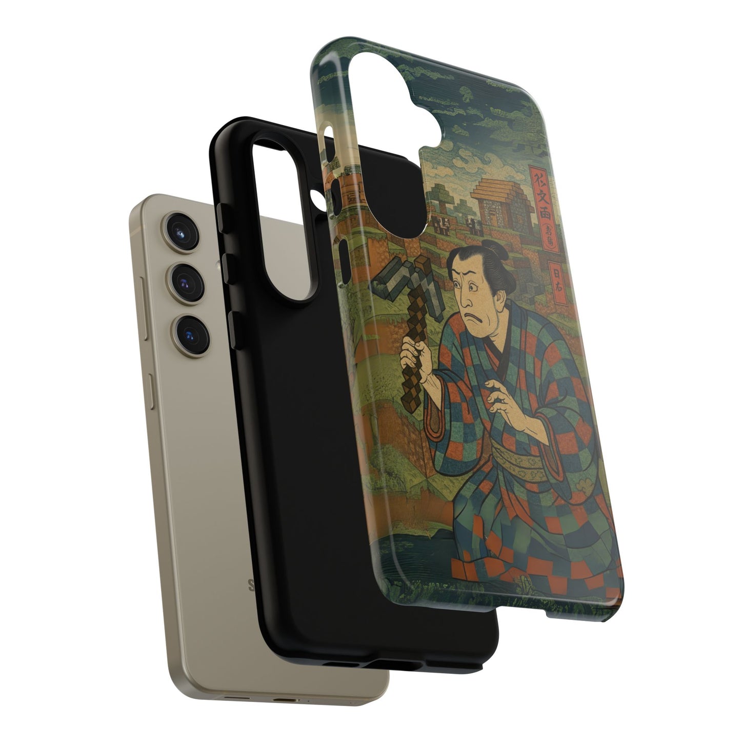 Tough Cases - Japanese Art Phone Case with Warrior Design
