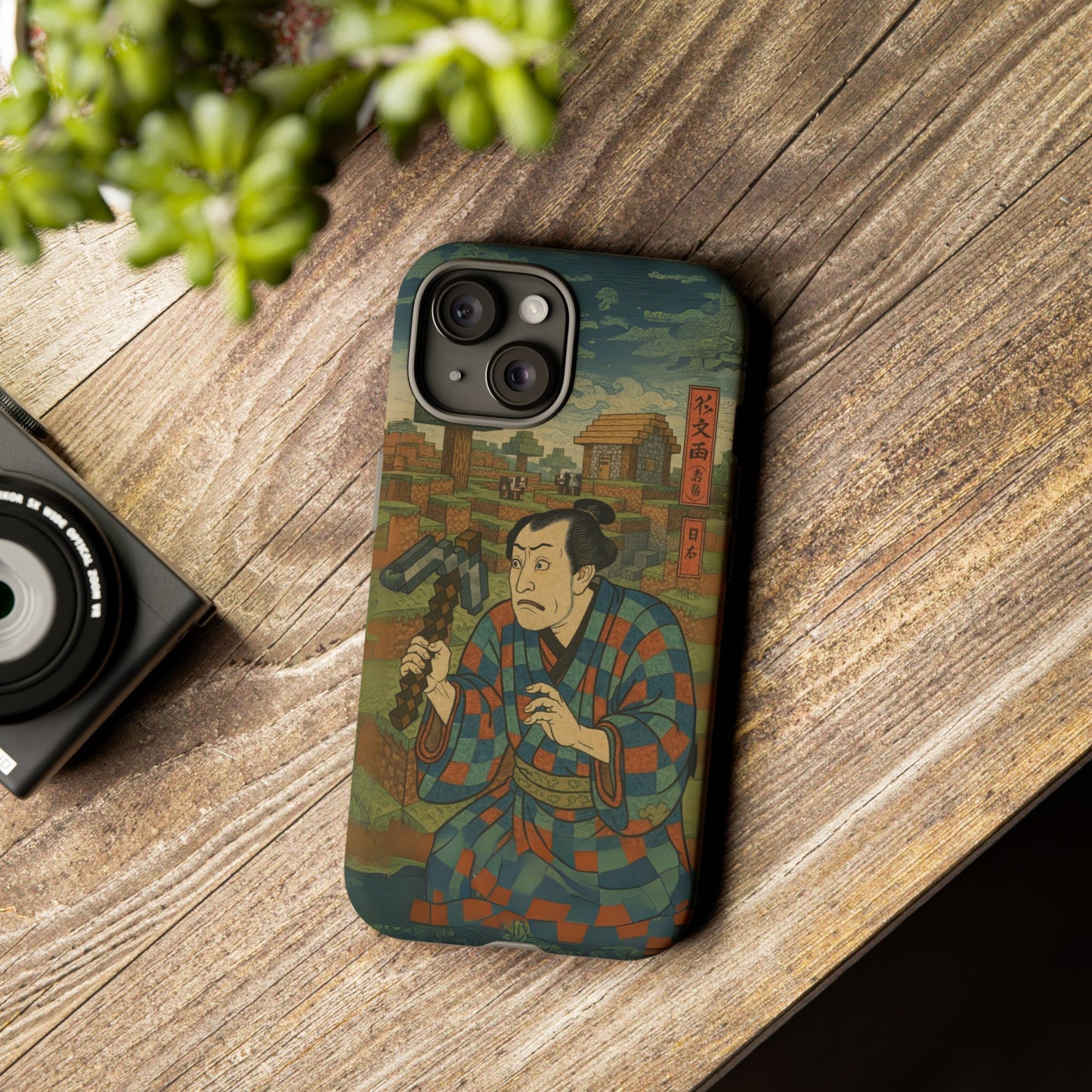 Tough Cases - Japanese Art Phone Case with Warrior Design