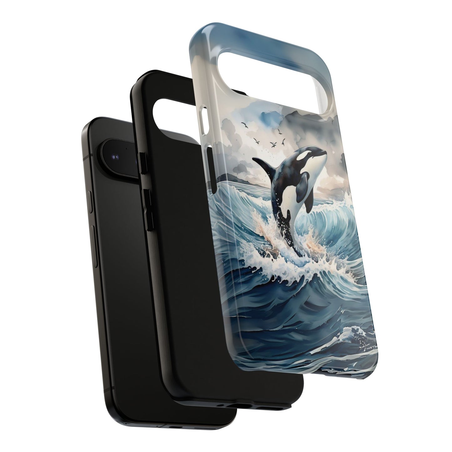 Whale Splash Phone Case - Tough & Stylish Ocean Design