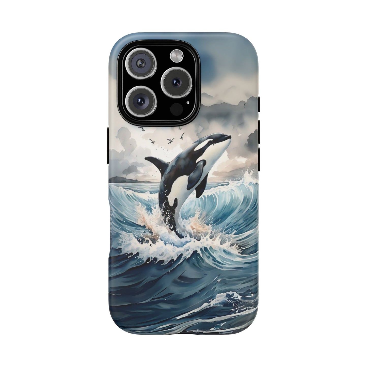 Whale Splash Phone Case - Tough & Stylish Ocean Design