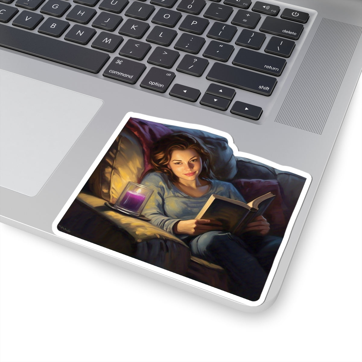 Cozy Reading Kiss-Cut Stickers - Perfect for Book Lovers & Self-Care Vibes