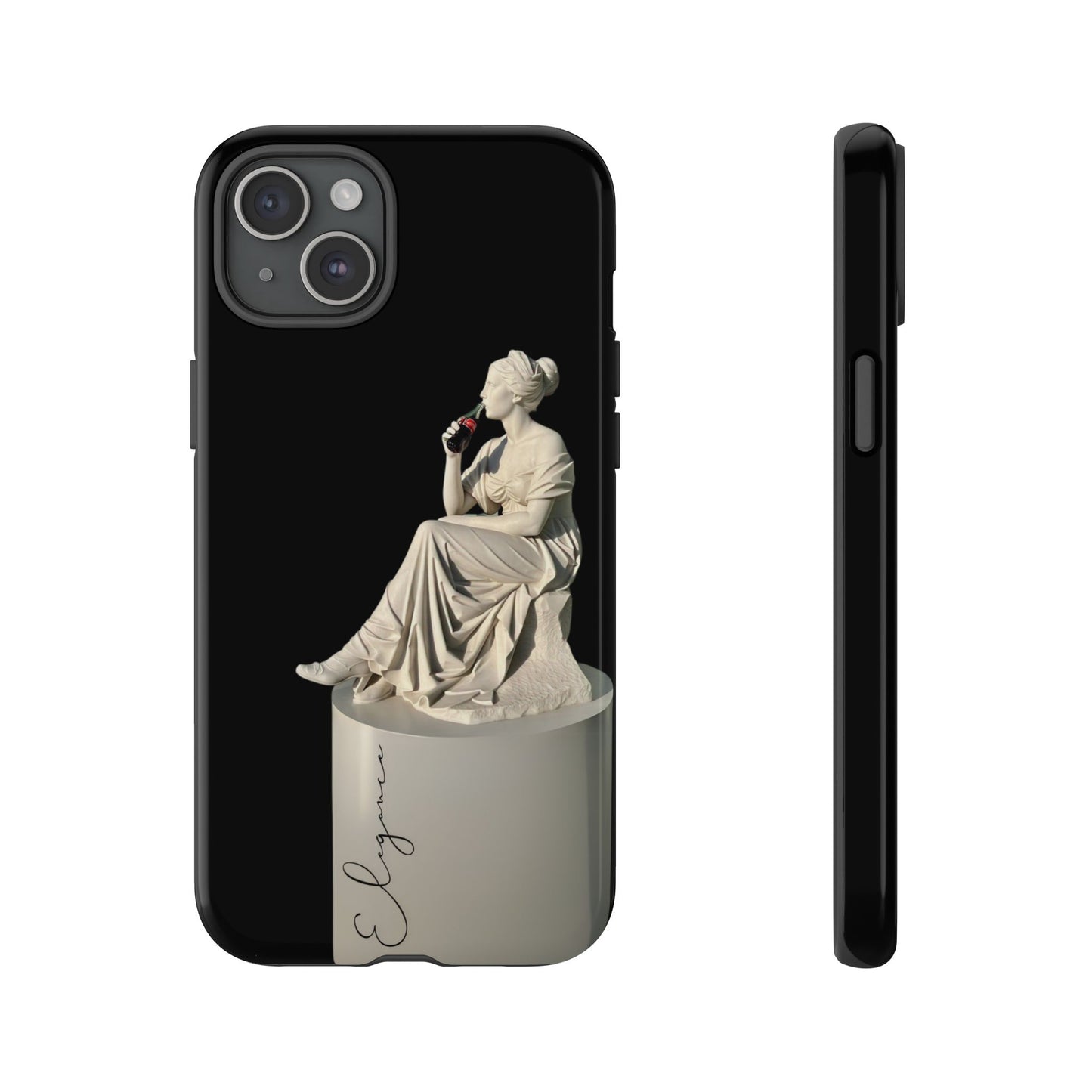 Elegant Phone Case - Stylish Tough Case with Sculpture Design