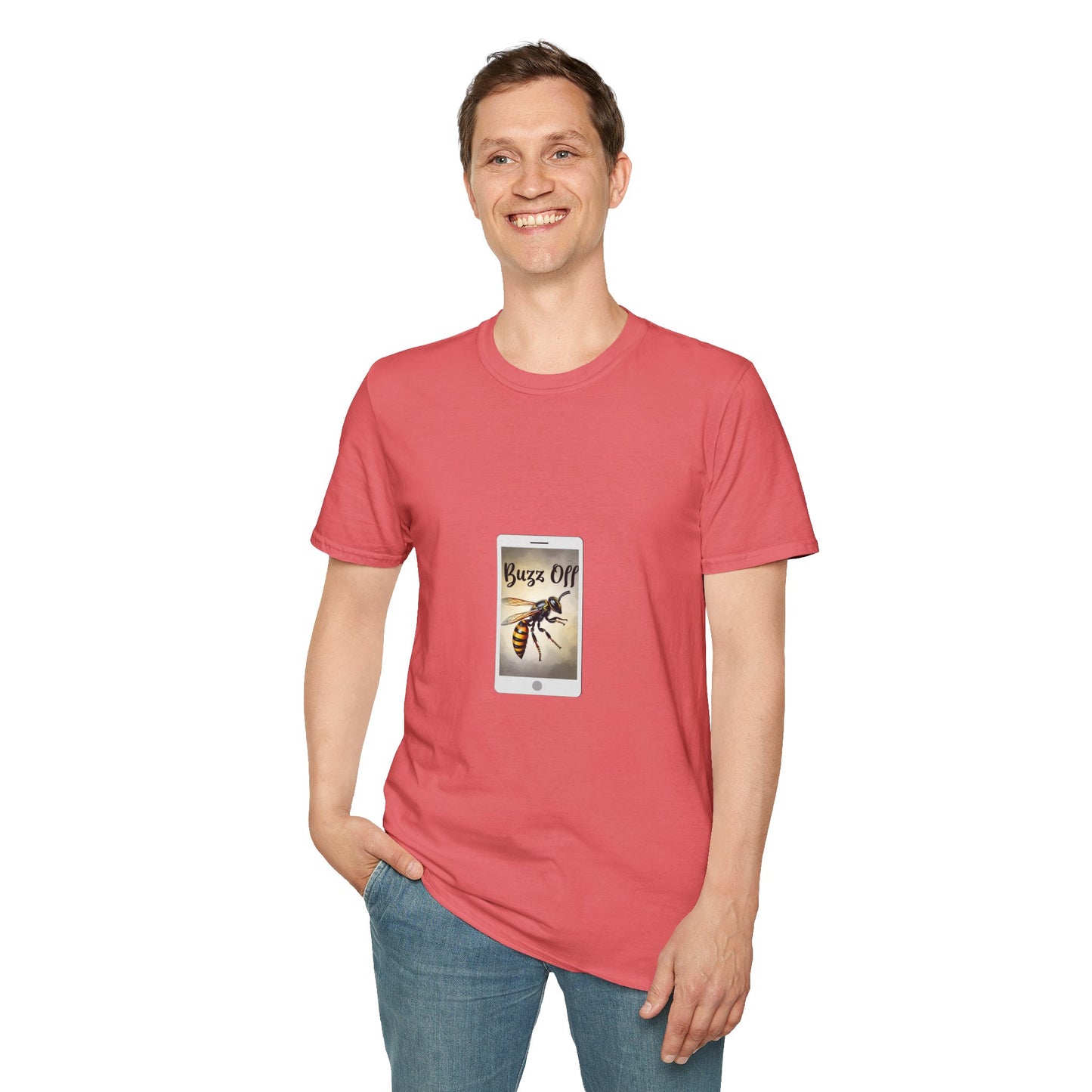 Buzz Off Bee Graphic Unisex T-Shirt - Fun, Casual Wear for Nature Lovers