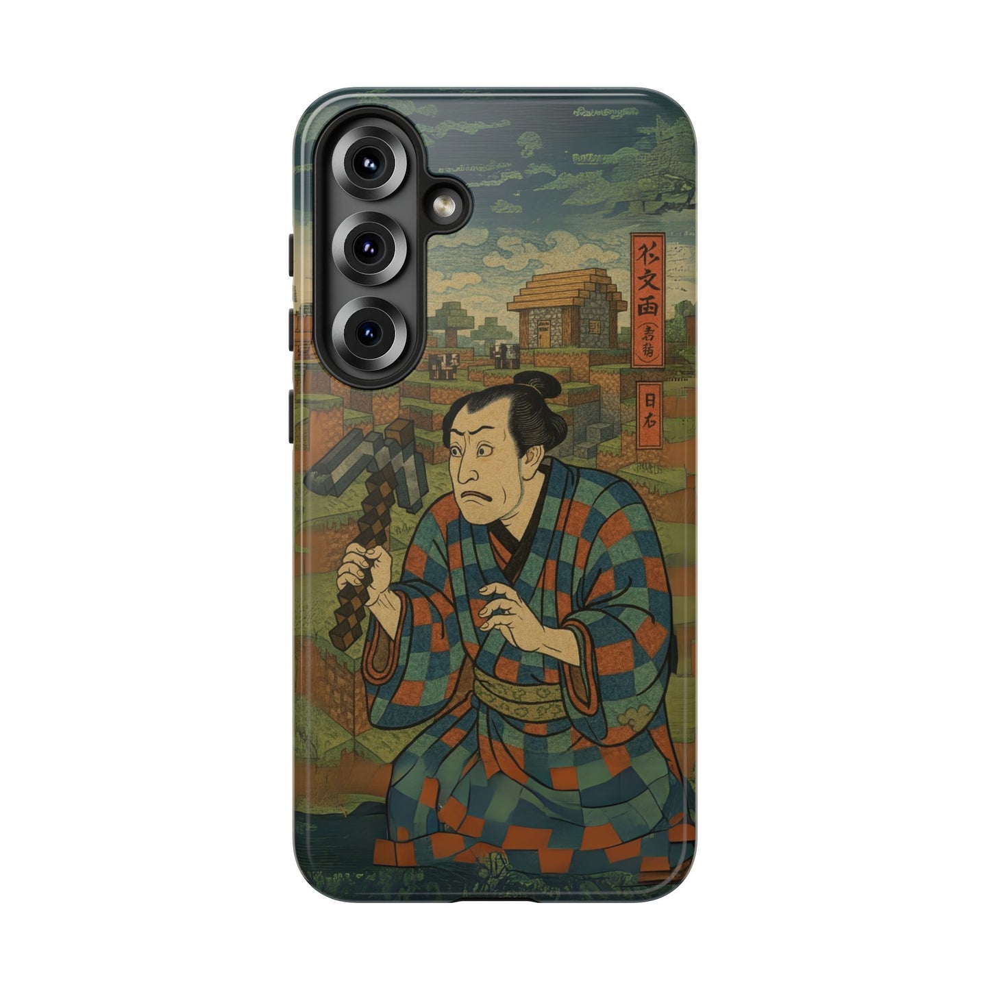 Tough Cases - Japanese Art Phone Case with Warrior Design