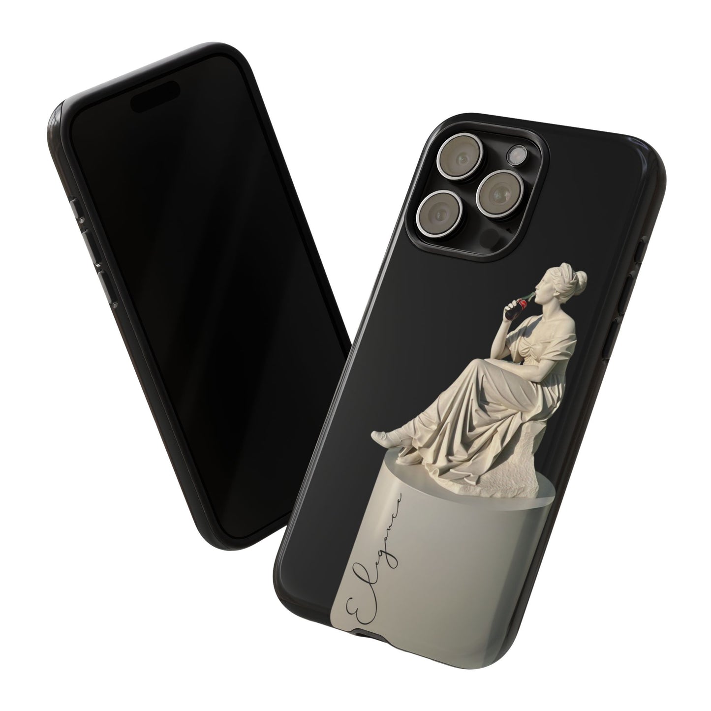 Elegant Phone Case - Stylish Tough Case with Sculpture Design