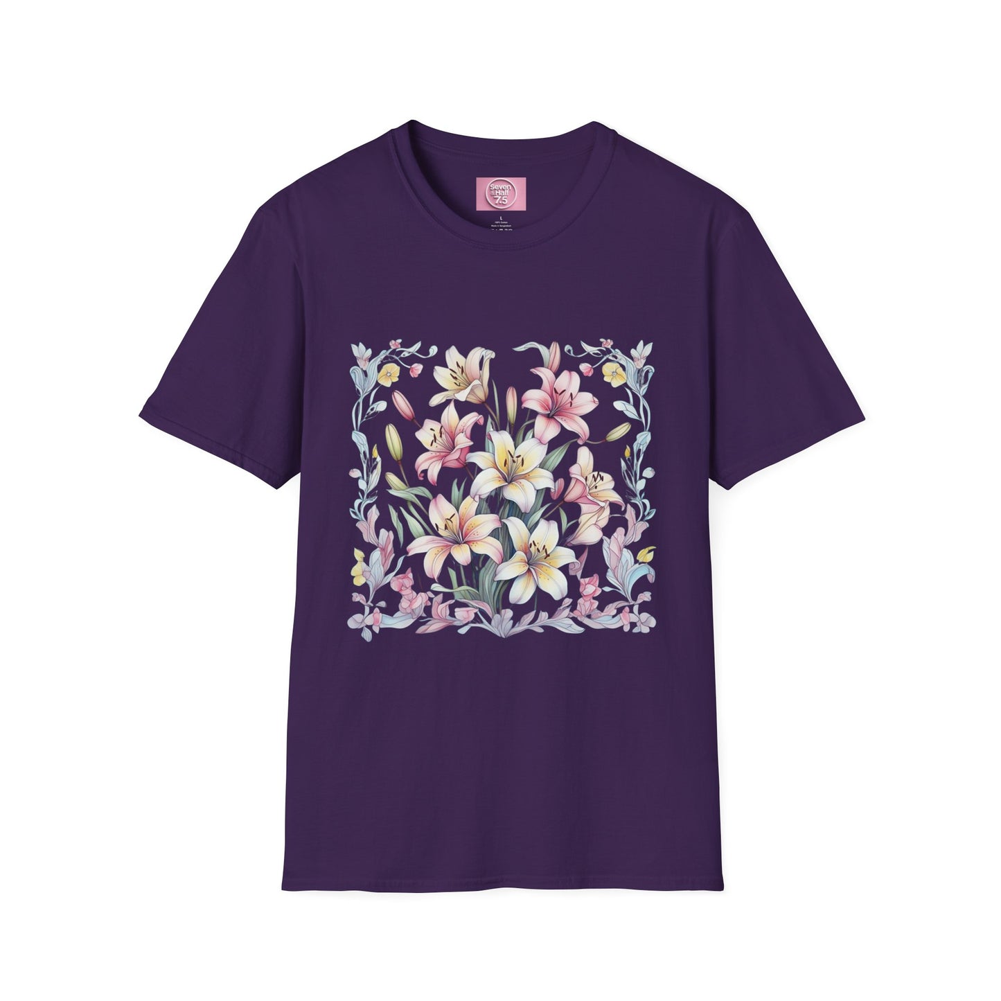 Floral Blossom Unisex T-Shirt - Softstyle Cotton Tee for Nature Lovers