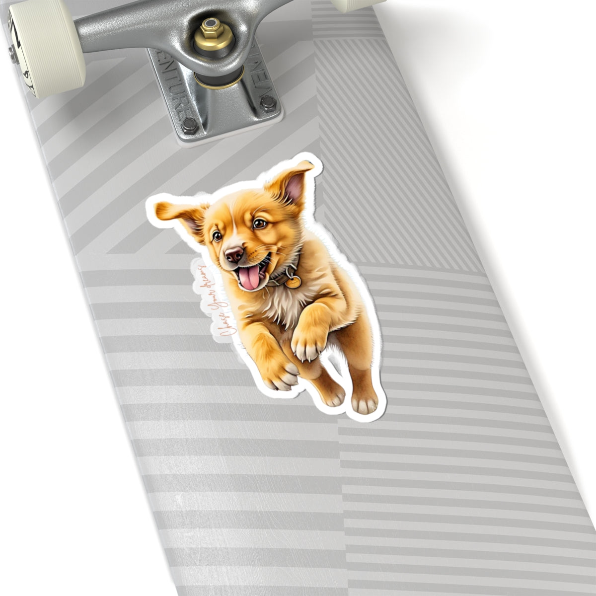 Adorable Puppy Kiss-Cut Stickers - Perfect for Dog Lovers and Pet Enthusiasts