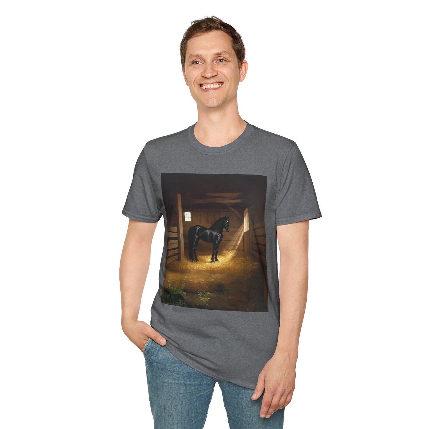 Equestrian Dreams Unisex Softstyle T-Shirt - Perfect for Horse Lovers