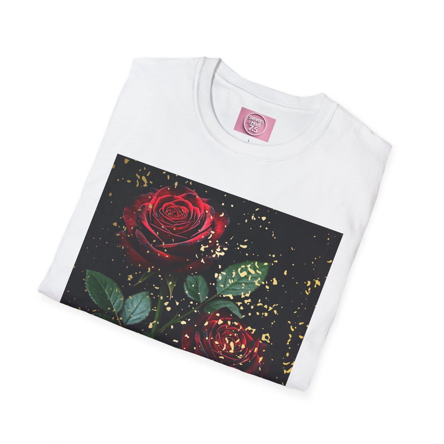 Elegant Rose Graphic T-Shirt - Inspirational Quote Design
