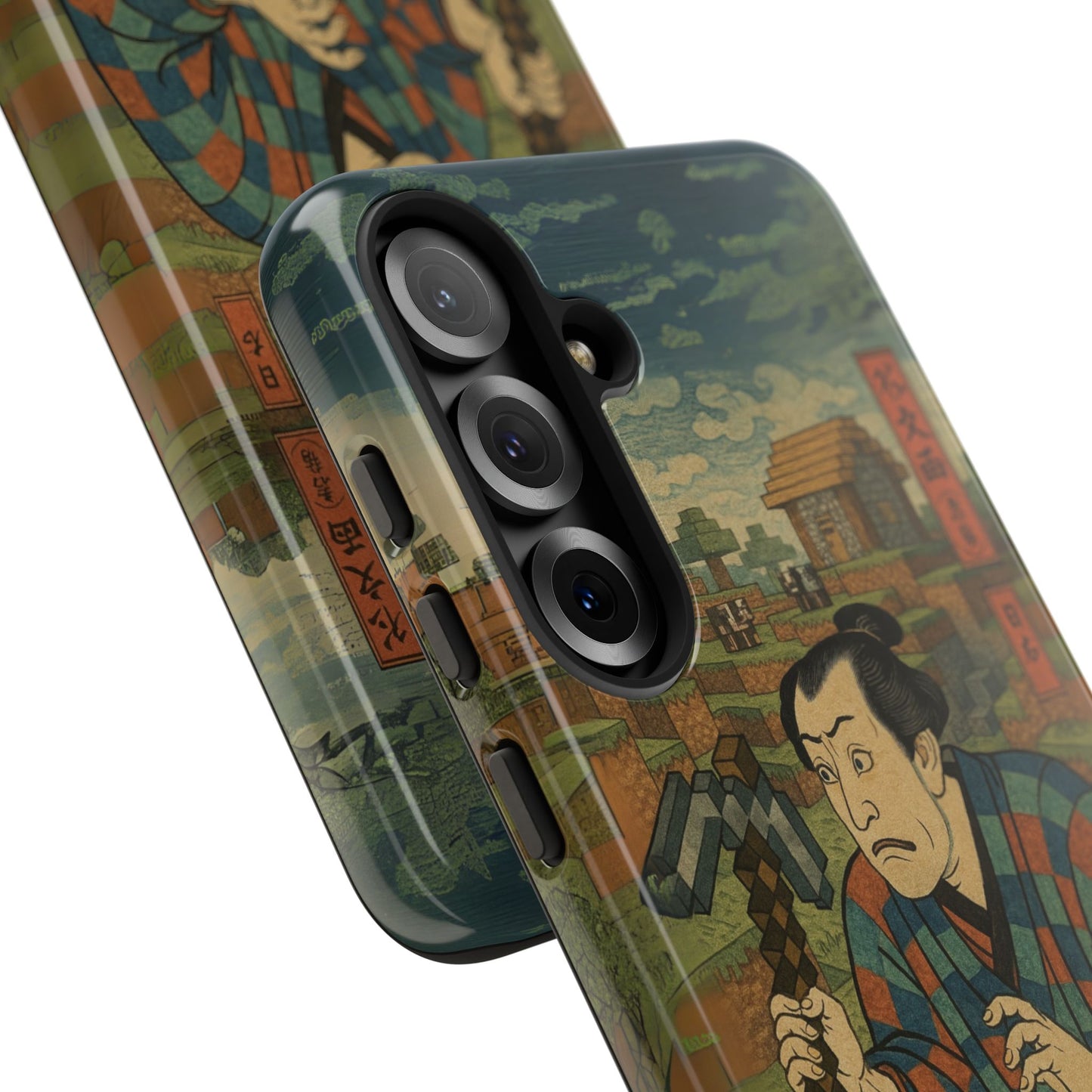 Tough Cases - Japanese Art Phone Case with Warrior Design