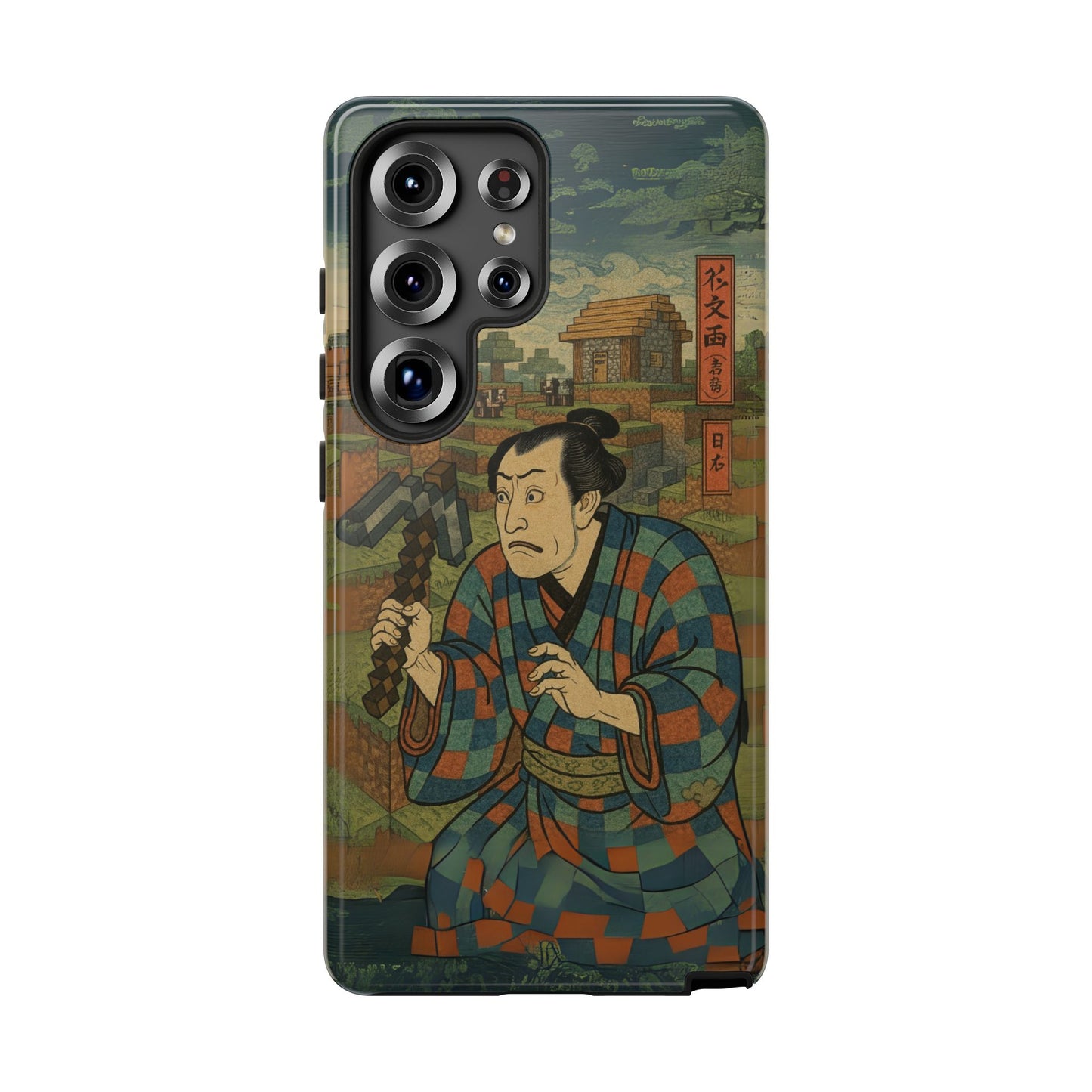 Tough Cases - Japanese Art Phone Case with Warrior Design