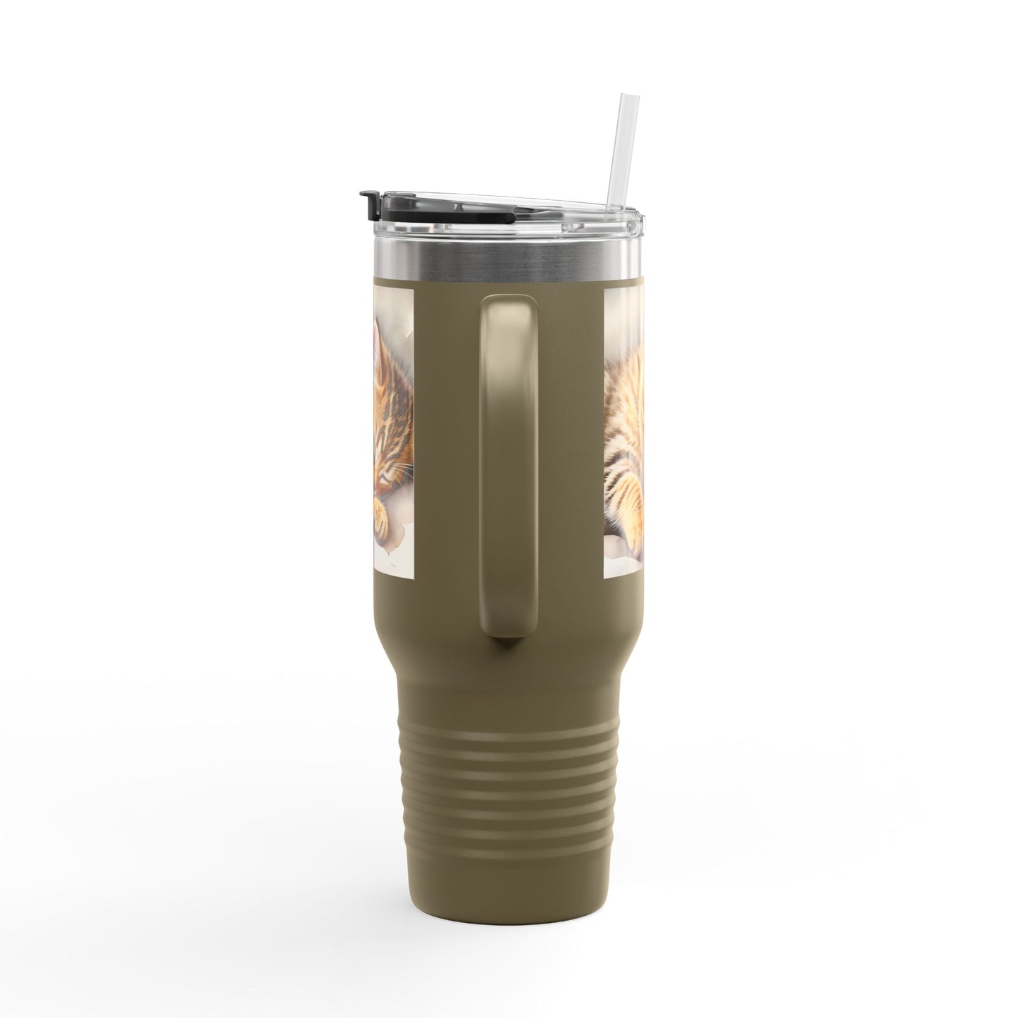 Cozy Cat Insulated Travel Mug - 40oz | Perfect for Cat Lovers