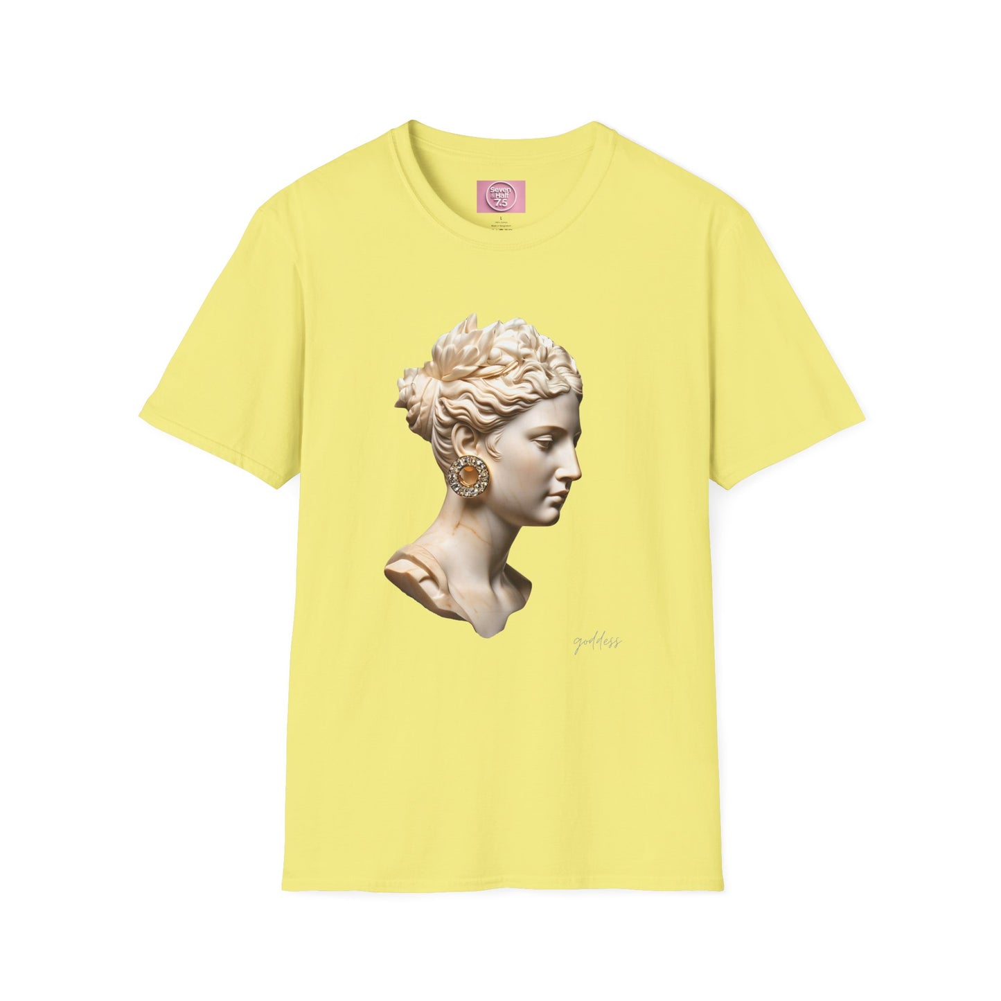 Classical Art Softstyle T-Shirt - Elegant Athena Design