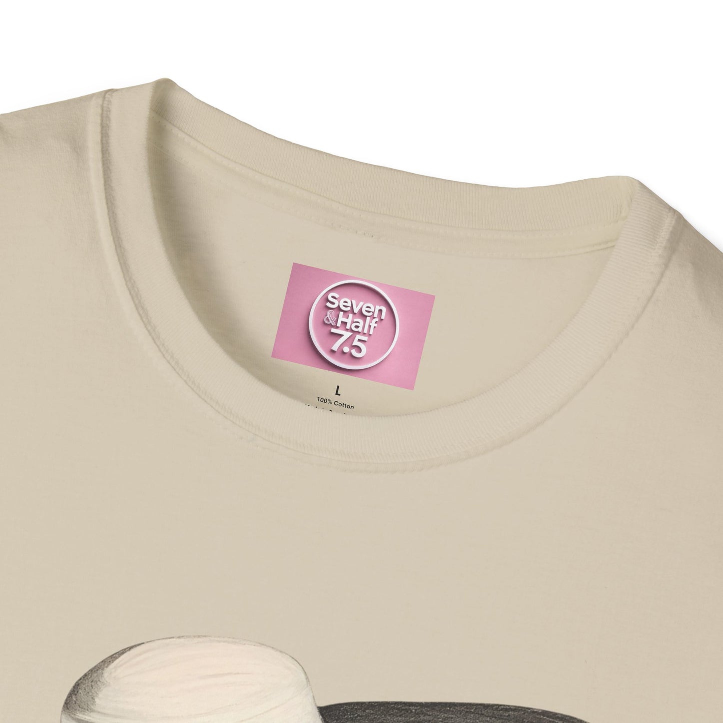 Artistic Women's Softstyle T-Shirt - Charcoal art Design