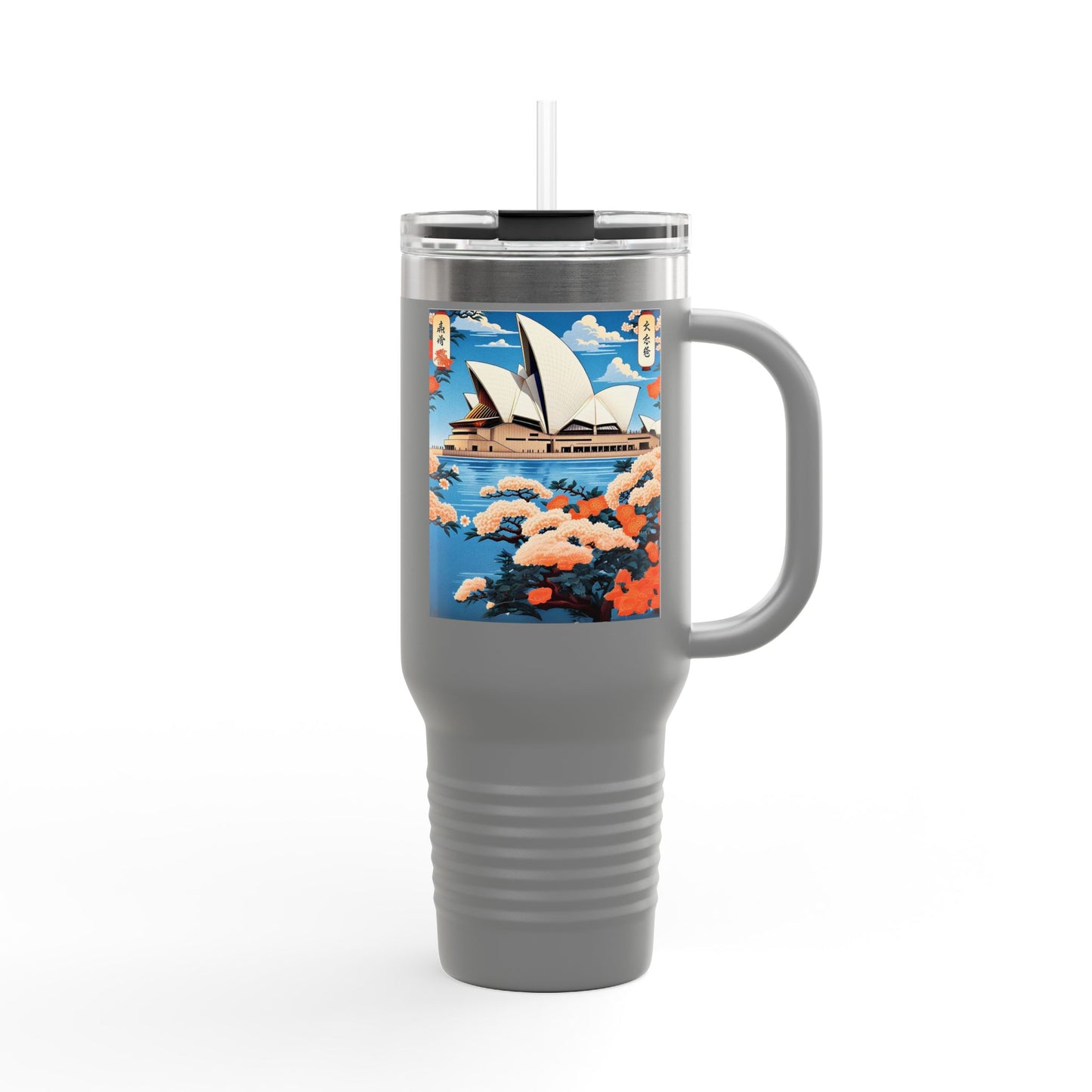 Stylish 40oz Insulated Travel Mug – Perfect for Adventure Seekers & Coffee Lovers!