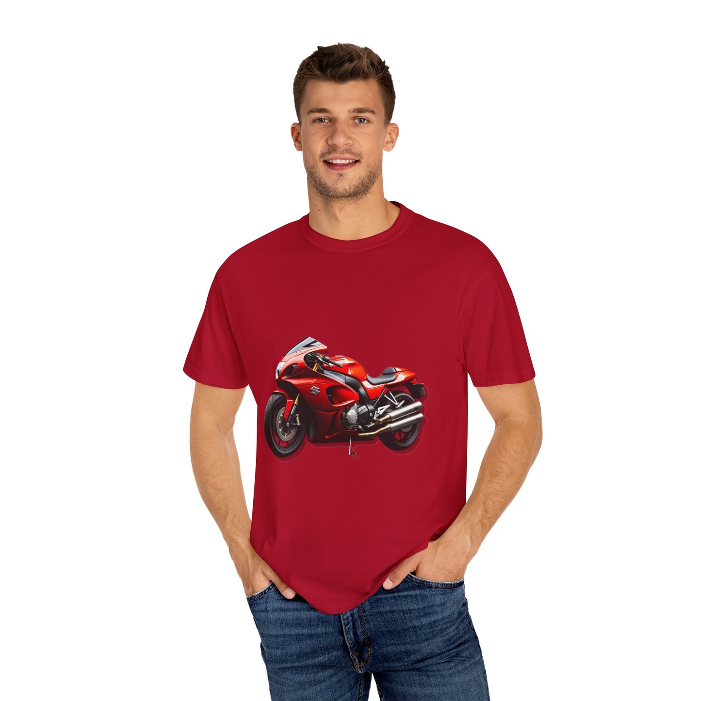 Biker Graphic Unisex T-Shirt - Vintage Motorcycle Design