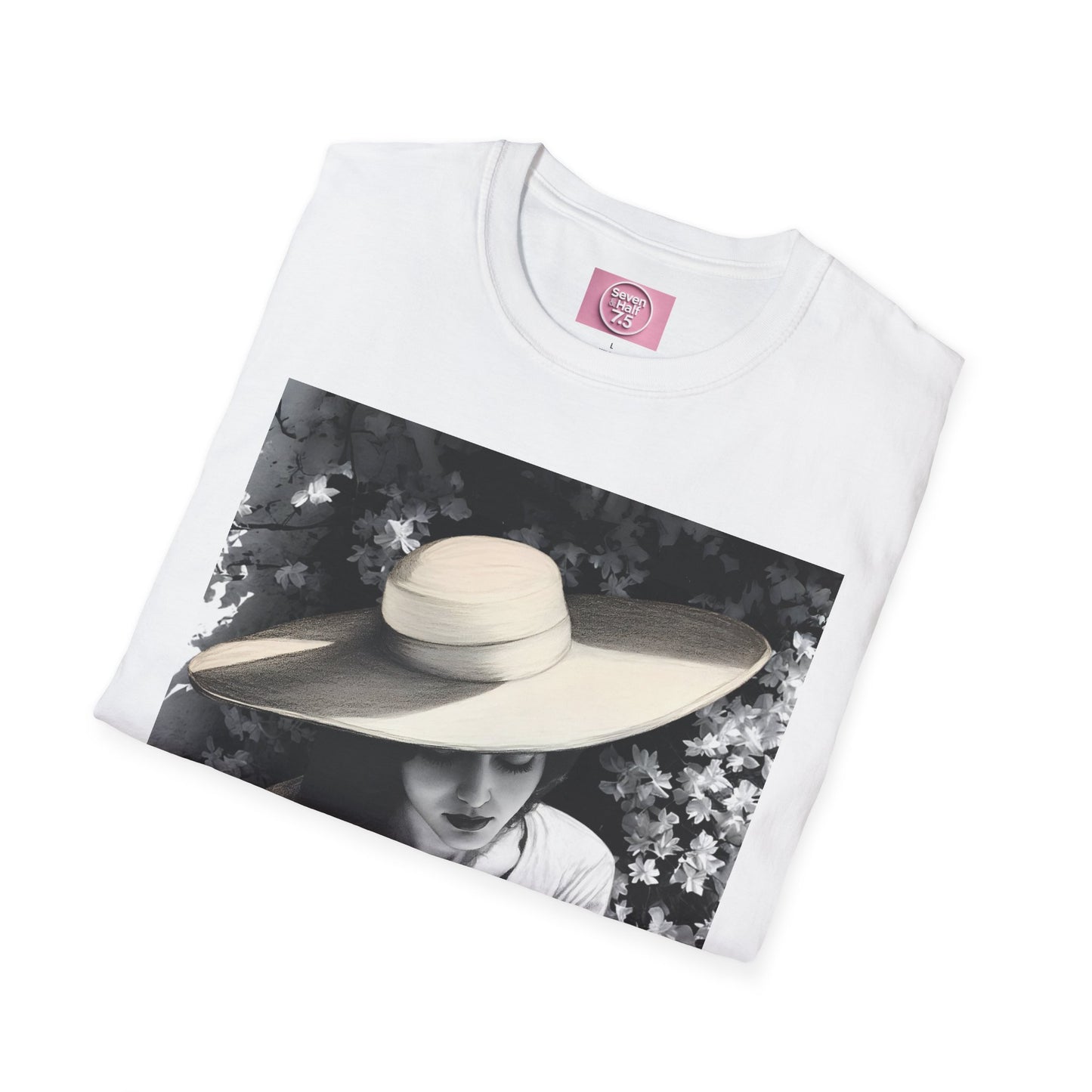 Elegant Charcoal art Softstyle T-Shirt - Perfect for Spring and Summer