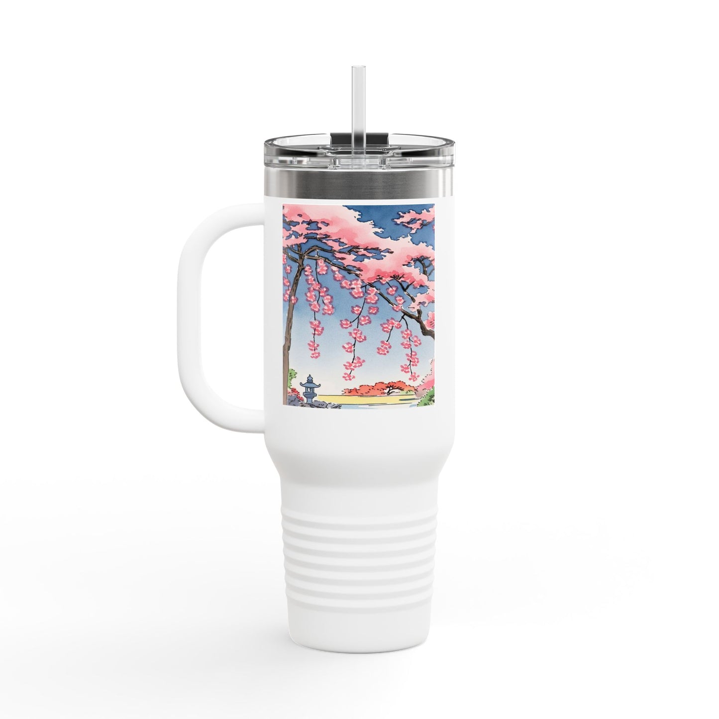 Cherry Blossom Insulated Travel Mug - 40oz Adventure Companion
