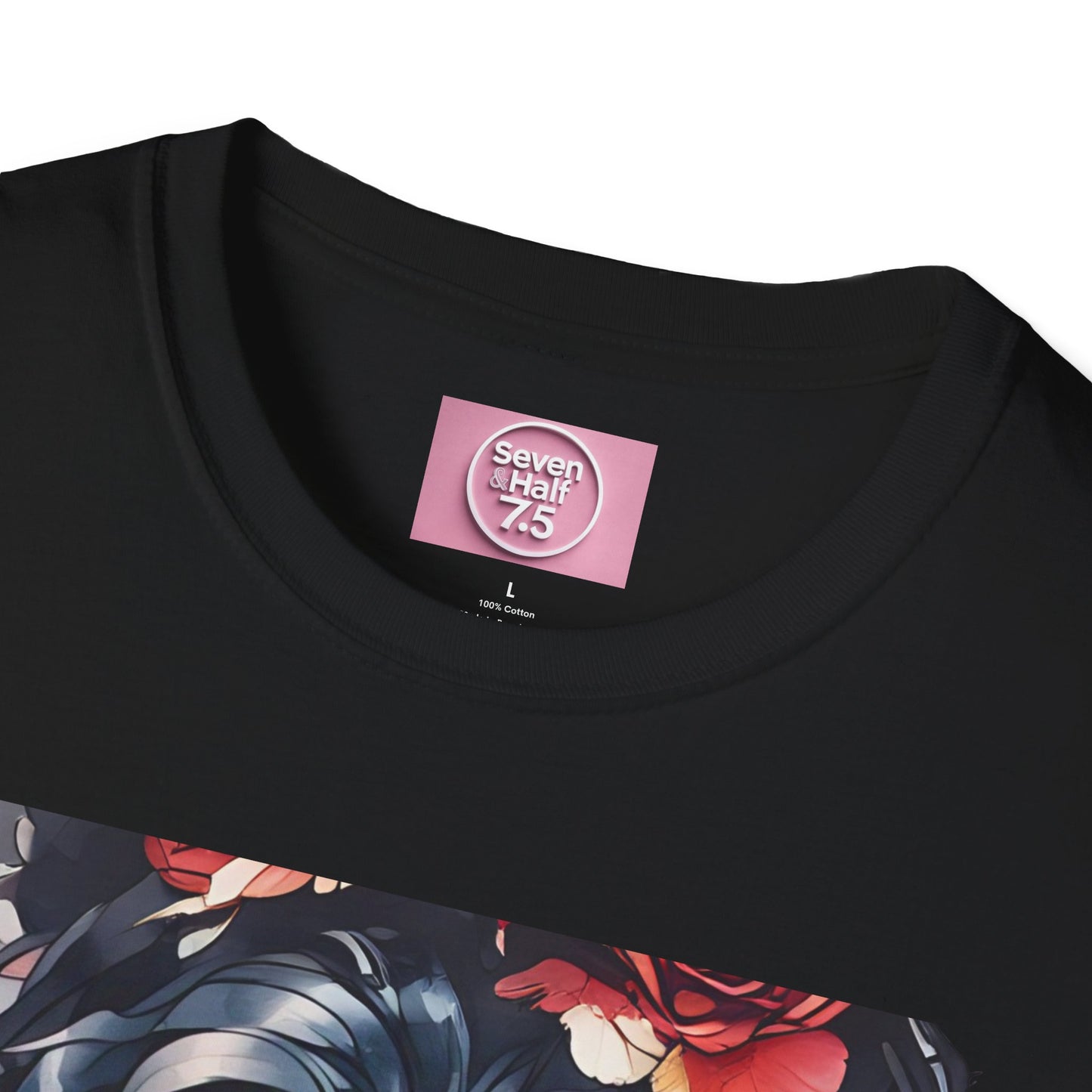 Stylish Unisex Softstyle T-Shirt - Charming Kimono Girl Design